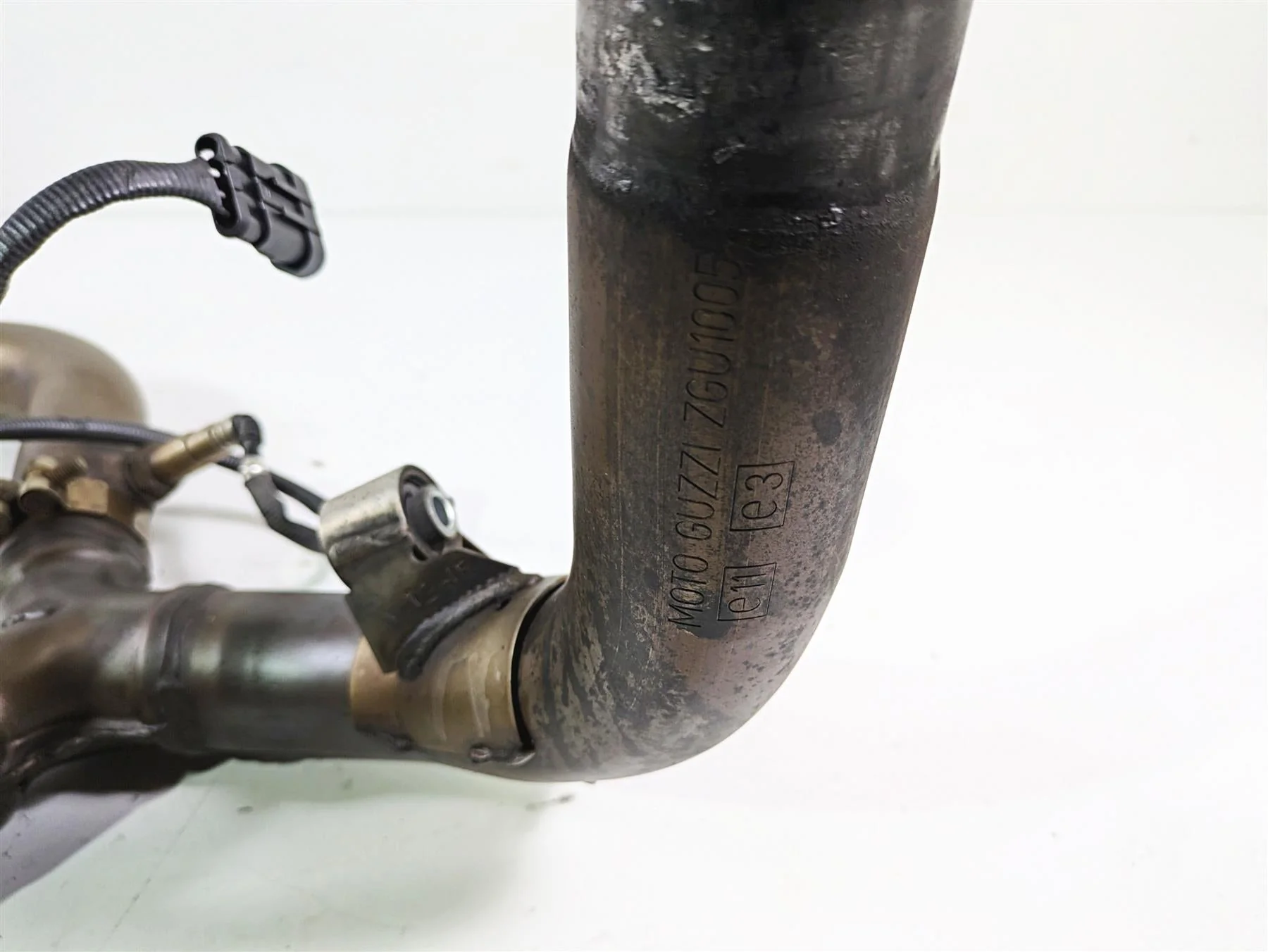 2016 Moto Guzzi Stelvio 1200 8V NTX Exhaust Header & Midpipe Set 897622 897623 - Image 6