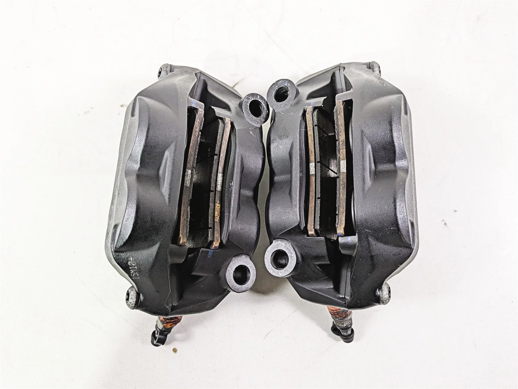 2016 Moto Guzzi Stelvio 1200 8V NTX Front Brake Caliper Set 100mm 887067 887068 - Image 11