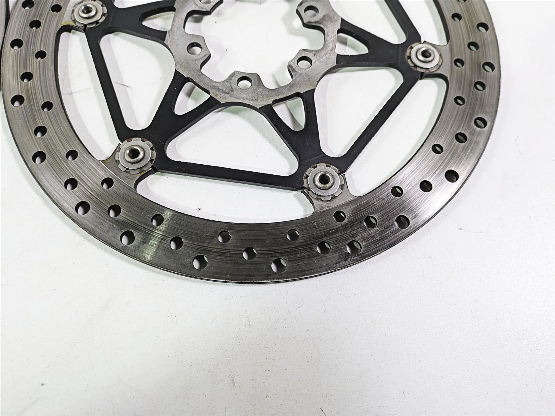 2016 Moto Guzzi Stelvio 1200 8V NTX Front Brake Rotor Disc Set B044279 B044280 - Image 5