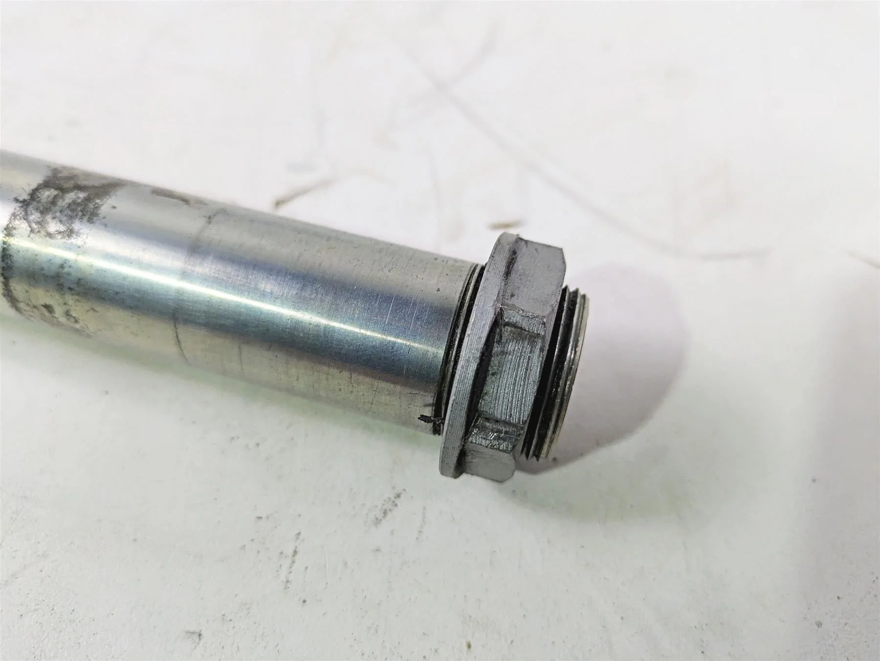 2016 Moto Guzzi Stelvio 1200 8V NTX Front Wheel Axle Spindle 978030 - Image 6