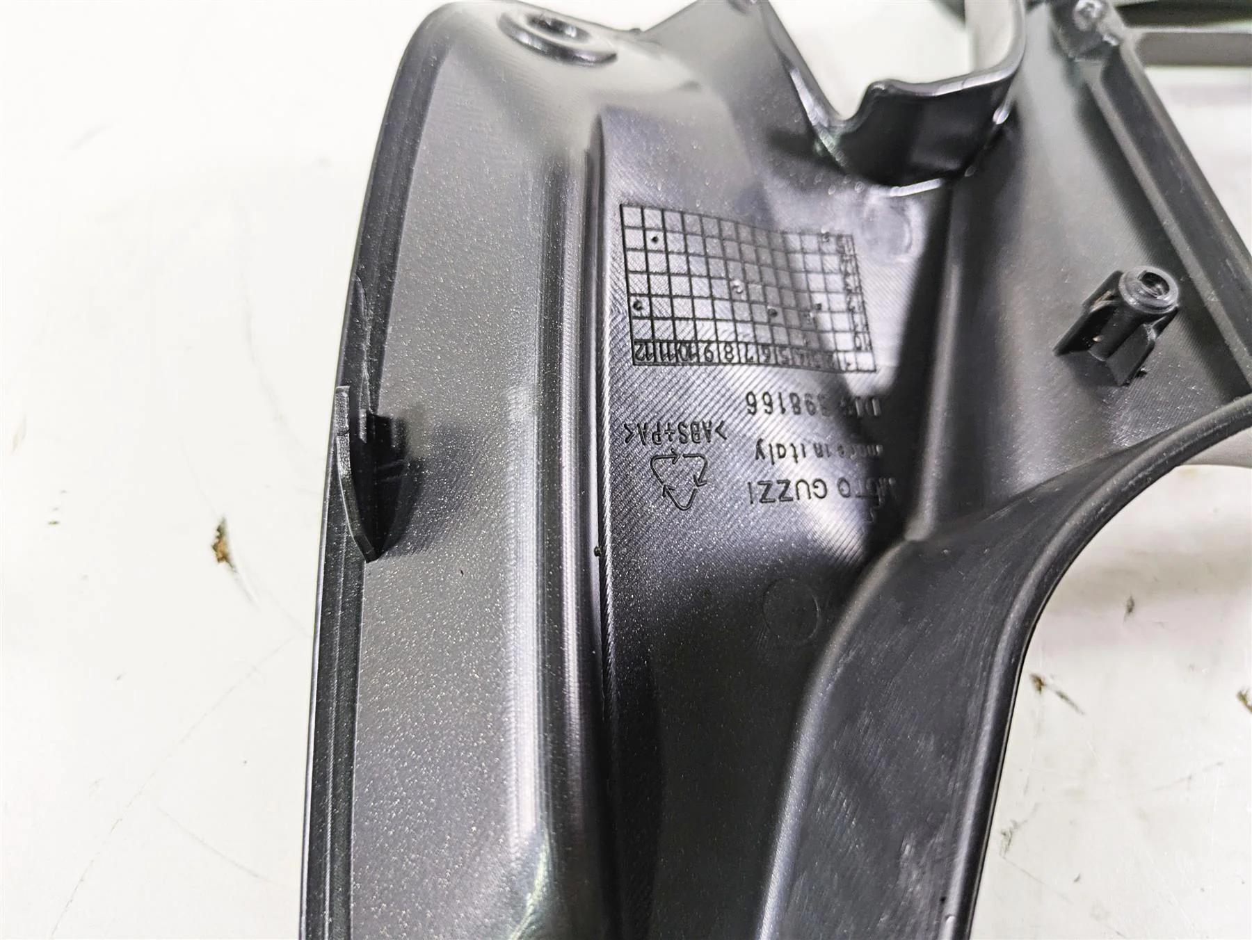 2016 Moto Guzzi Stelvio 1200 8V NTX Inner Dash Gauge Panel Cover 898166 - Image 12