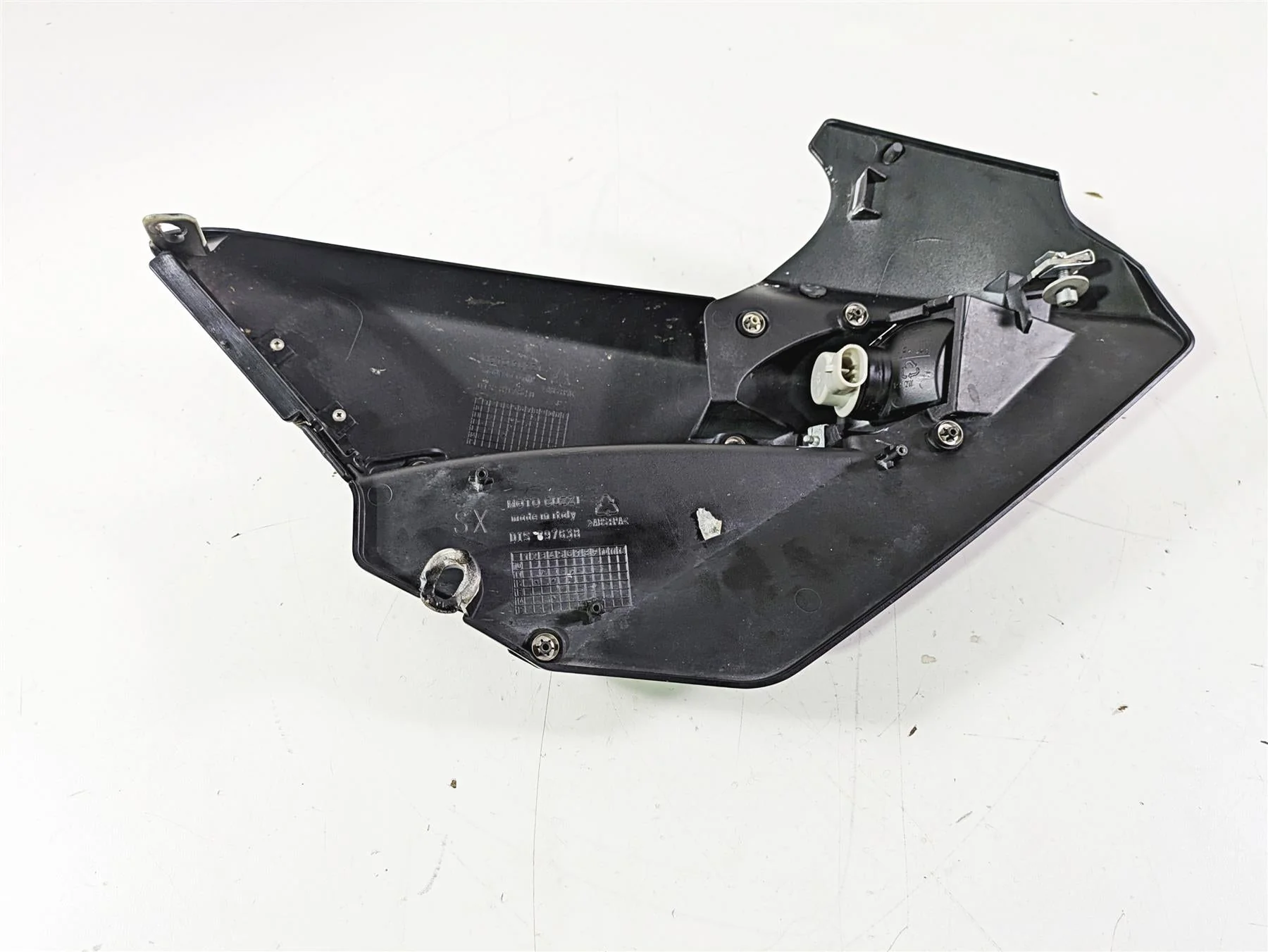 2016 Moto Guzzi Stelvio 1200 8V NTX Left Fuel Tank Side Cover Set - Read 897638 - Image 8