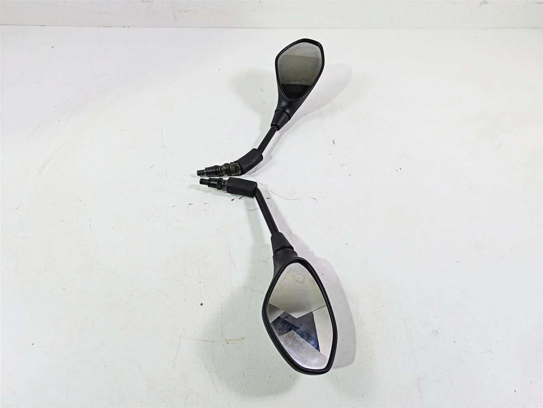 2016 Moto Guzzi Stelvio 1200 8V NTX Left Right Rear View Mirror Set AP8104921 - Image 2
