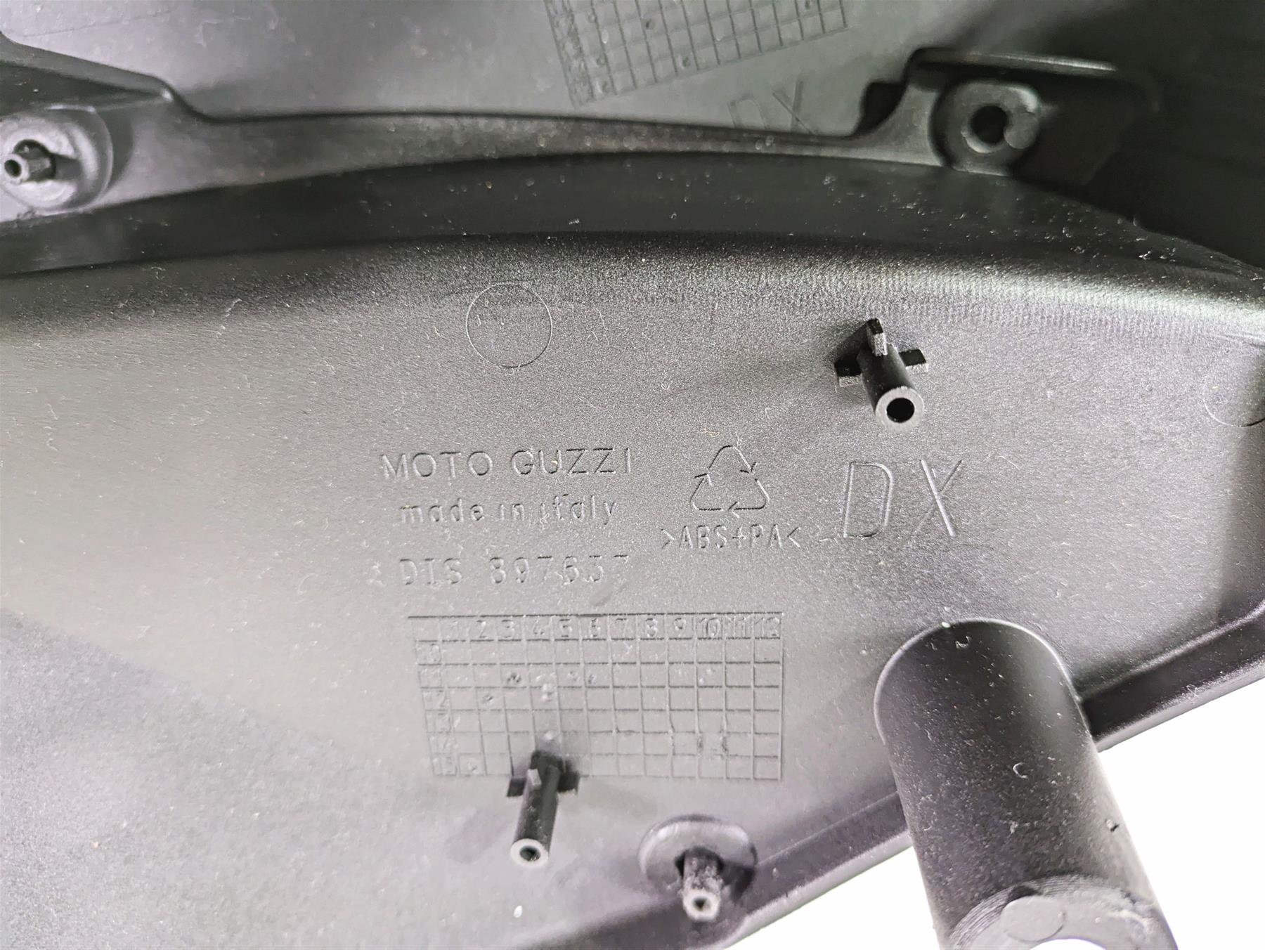 2016 Moto Guzzi Stelvio 1200 8V NTX Right Under Tank Side Cover Set 897637 - Image 11