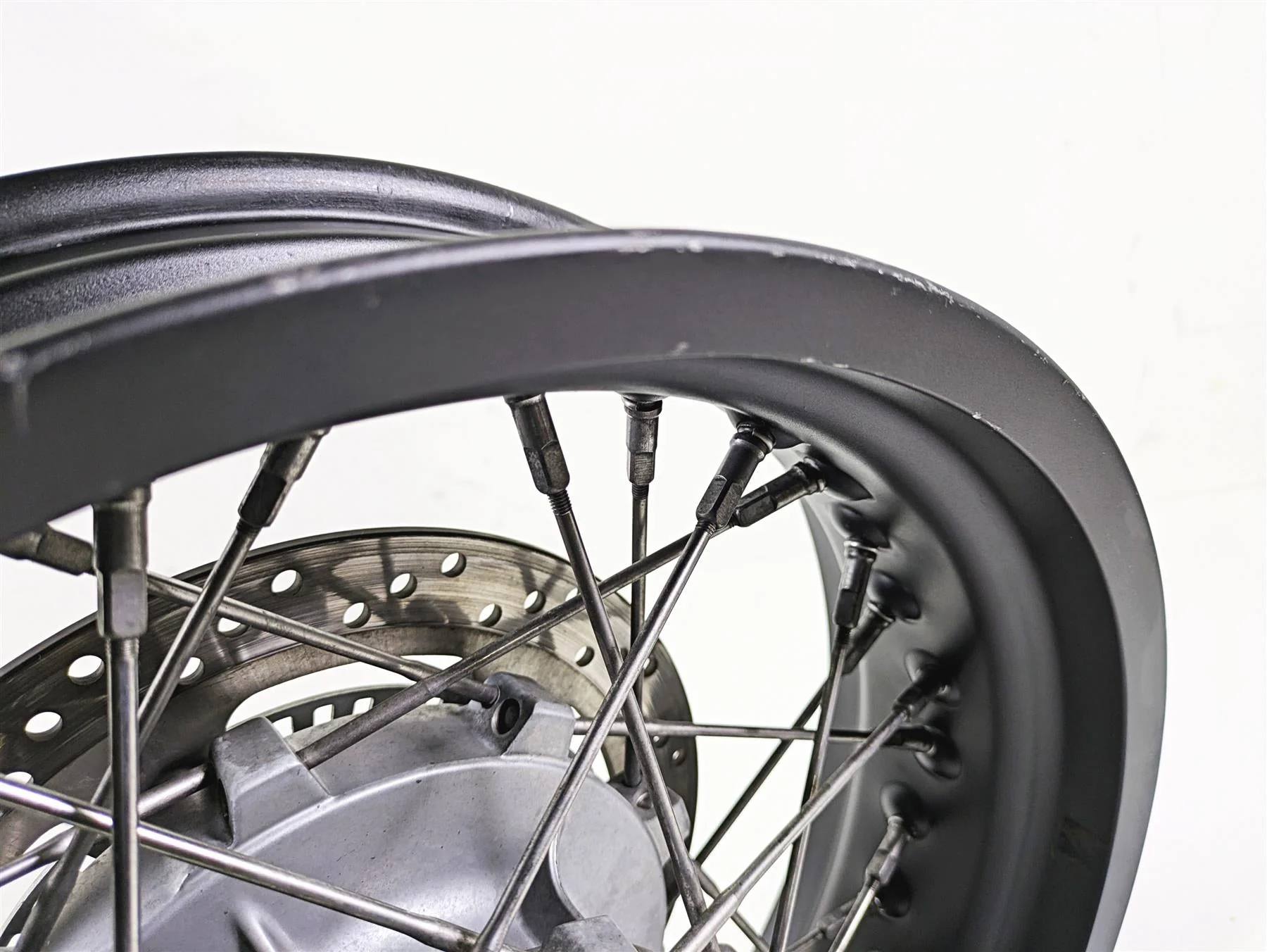 2016 Moto Guzzi Stelvio 1200 8V NTX Straight 17x4.25 Rear Wheel Spoke Rim - Image 10