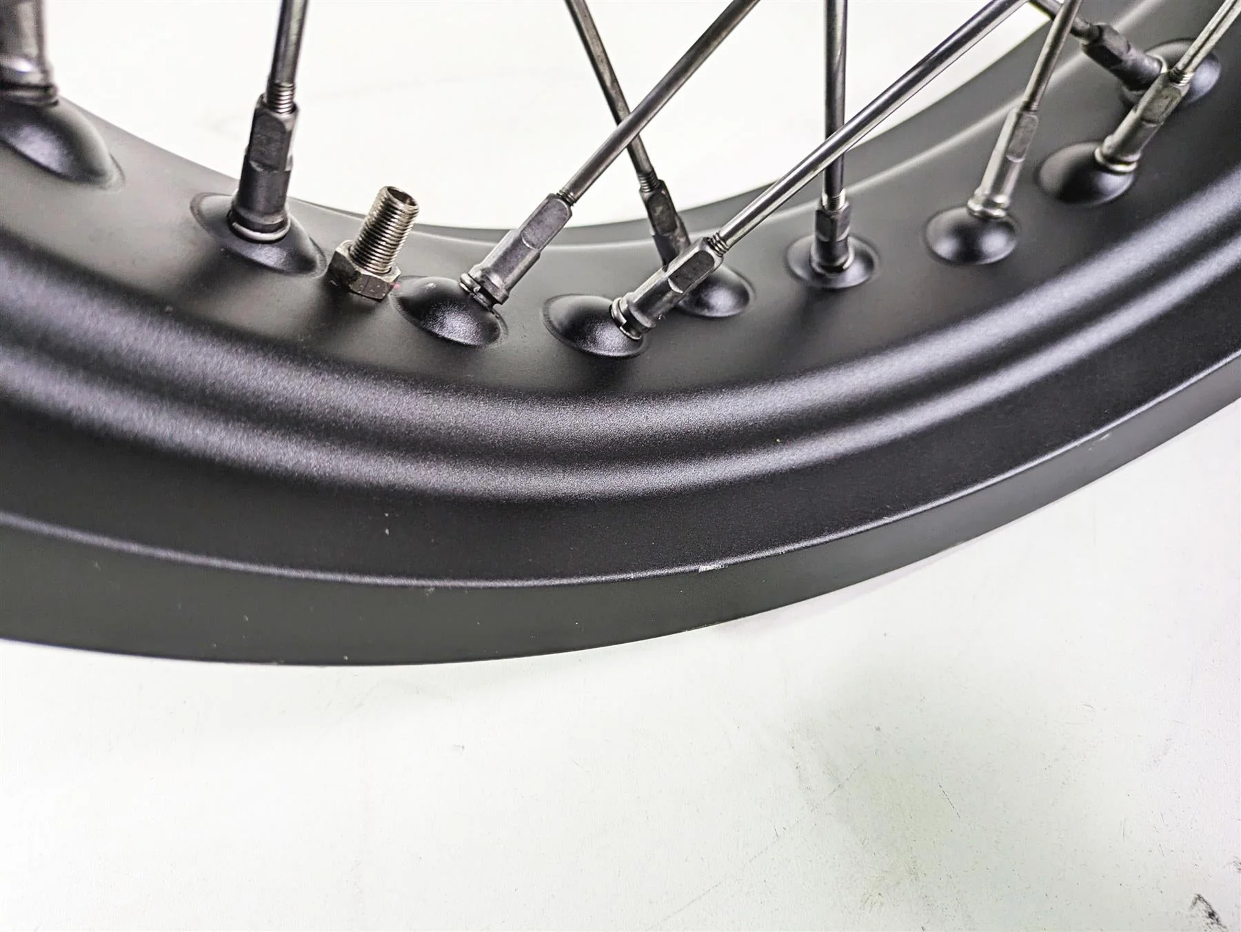 2016 Moto Guzzi Stelvio 1200 8V NTX Straight 17x4.25 Rear Wheel Spoke Rim - Image 8