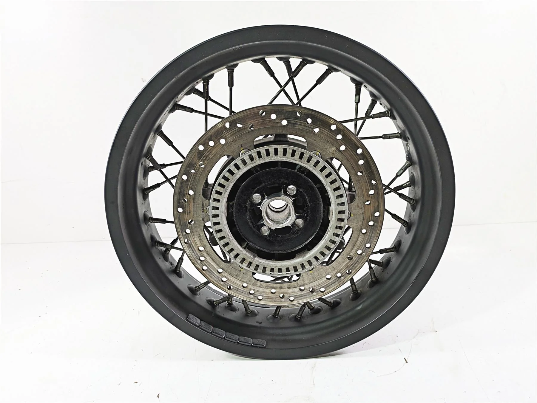 2016 Moto Guzzi Stelvio 1200 8V NTX Straight 17x4.25 Rear Wheel Spoke Rim - Image 2