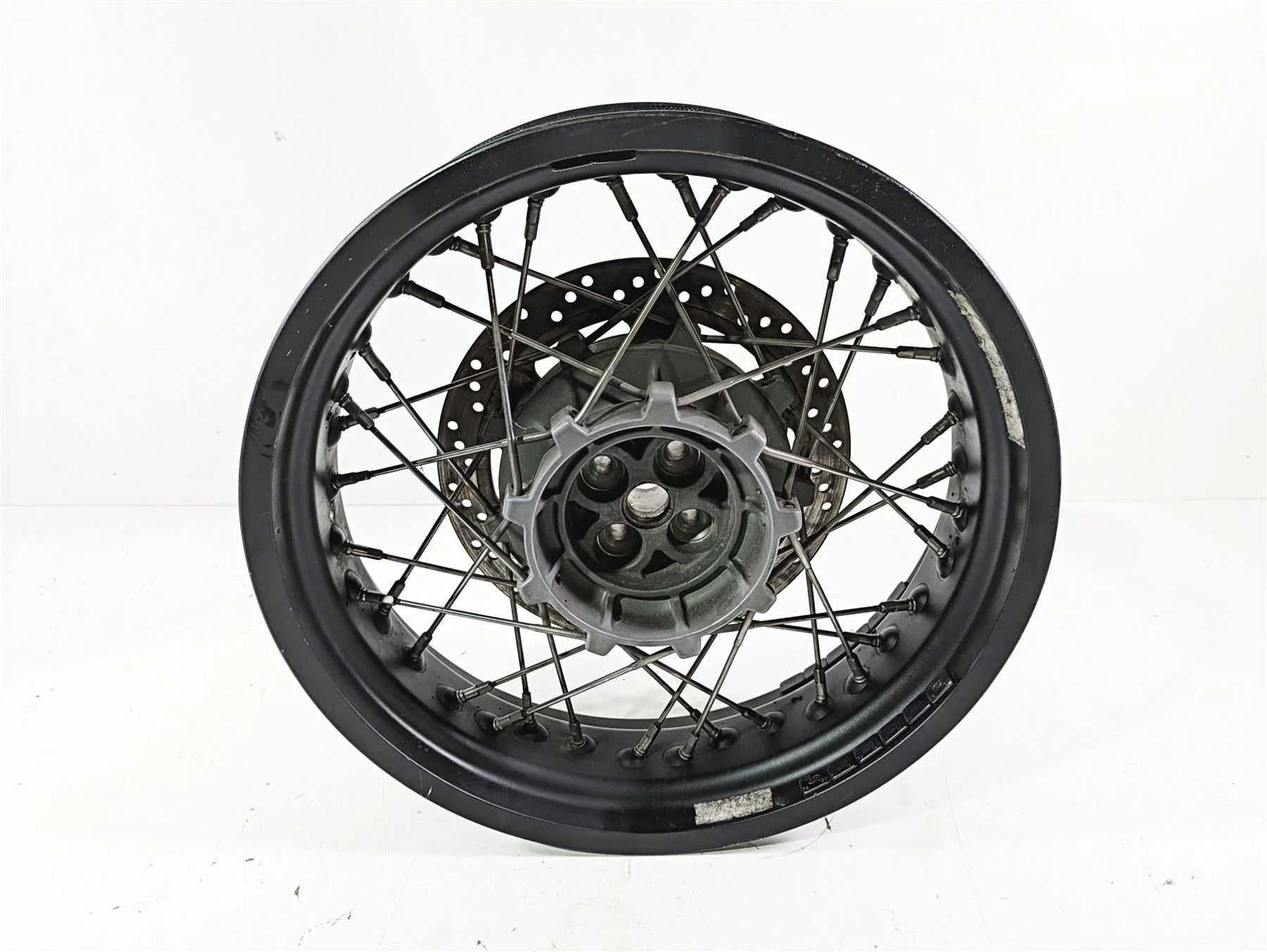 2016 Moto Guzzi Stelvio 1200 8V NTX Straight 17x4.25 Rear Wheel Spoke Rim - Image 4