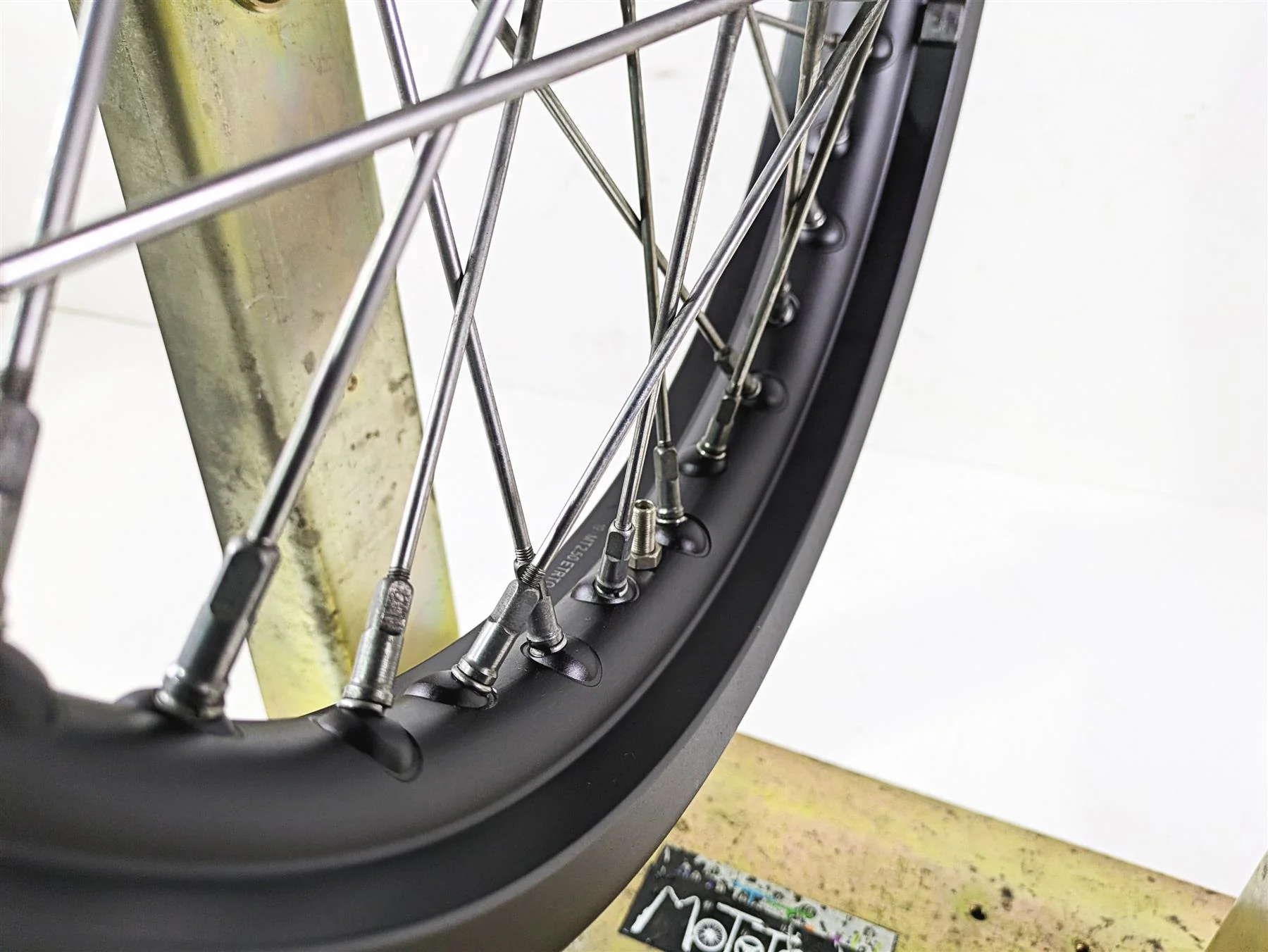 2016 Moto Guzzi Stelvio 1200 8V NTX Straight 19x2.5 Front Wheel Spoke Rim - Image 12