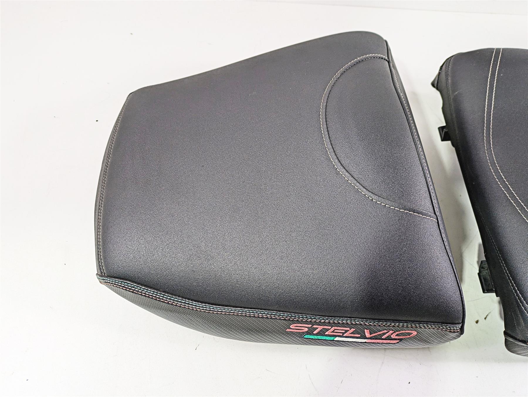 2016 Moto Guzzi Stelvio 1200 8V NTX Tappezzeria Italia Seat Set 88617600A2 - Image 5