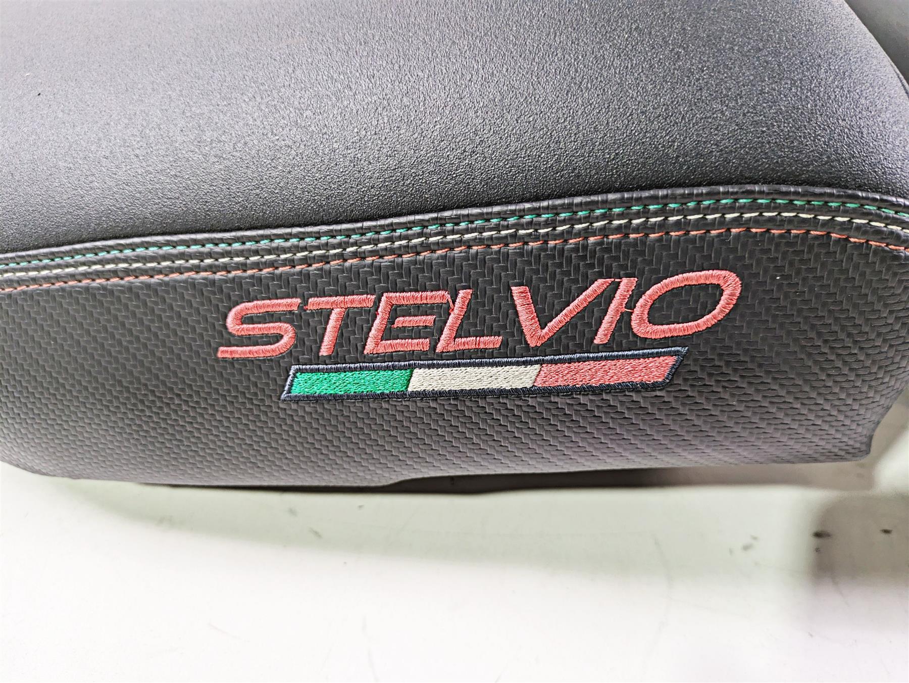 2016 Moto Guzzi Stelvio 1200 8V NTX Tappezzeria Italia Seat Set 88617600A2 - Image 6