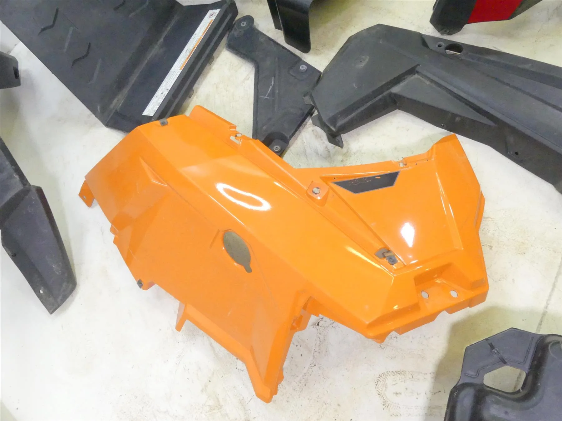 2016 Polaris RZR900 S EPS Body Fairing Plastic Tank Door Panel Cover Set 5439834 - Image 4