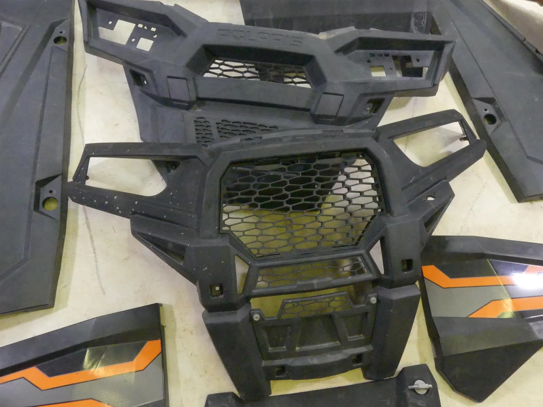 2016 Polaris RZR900 S EPS Body Fairing Plastic Tank Door Panel Cover Set 5439834 - Image 8