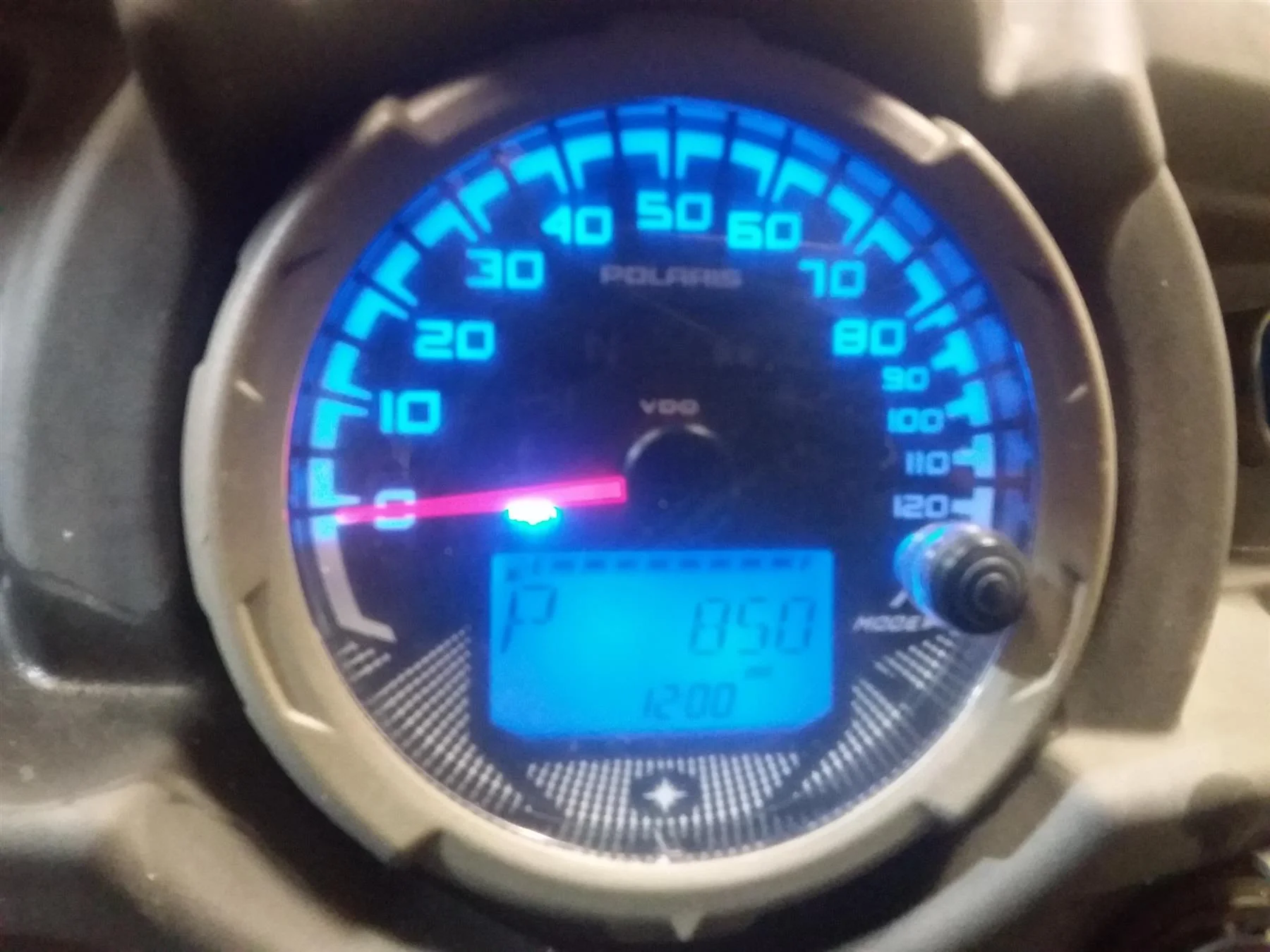 2016 Polaris RZR900 S EPS Speedometer Gauge Instrument 850 Miles Only 3280632 - Image 2