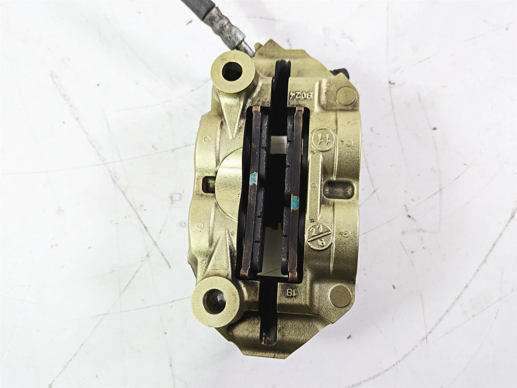 2016 Suzuki GSXR1000 Brembo Right Front Brake Caliper  + Line 59100-14J40-999 - Image 11