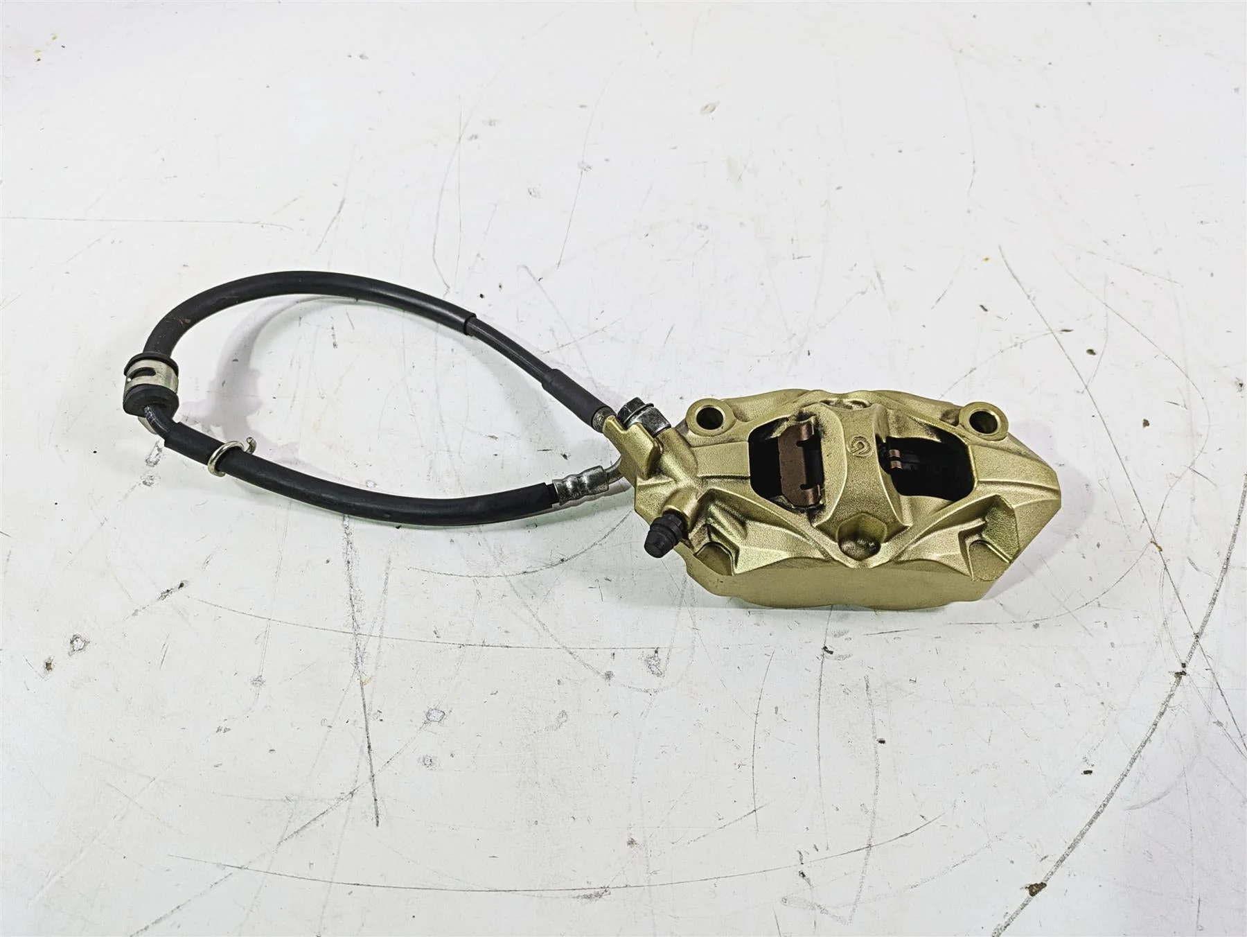 2016 Suzuki GSXR1000 Brembo Right Front Brake Caliper  + Line 59100-14J40-999 - Image 3