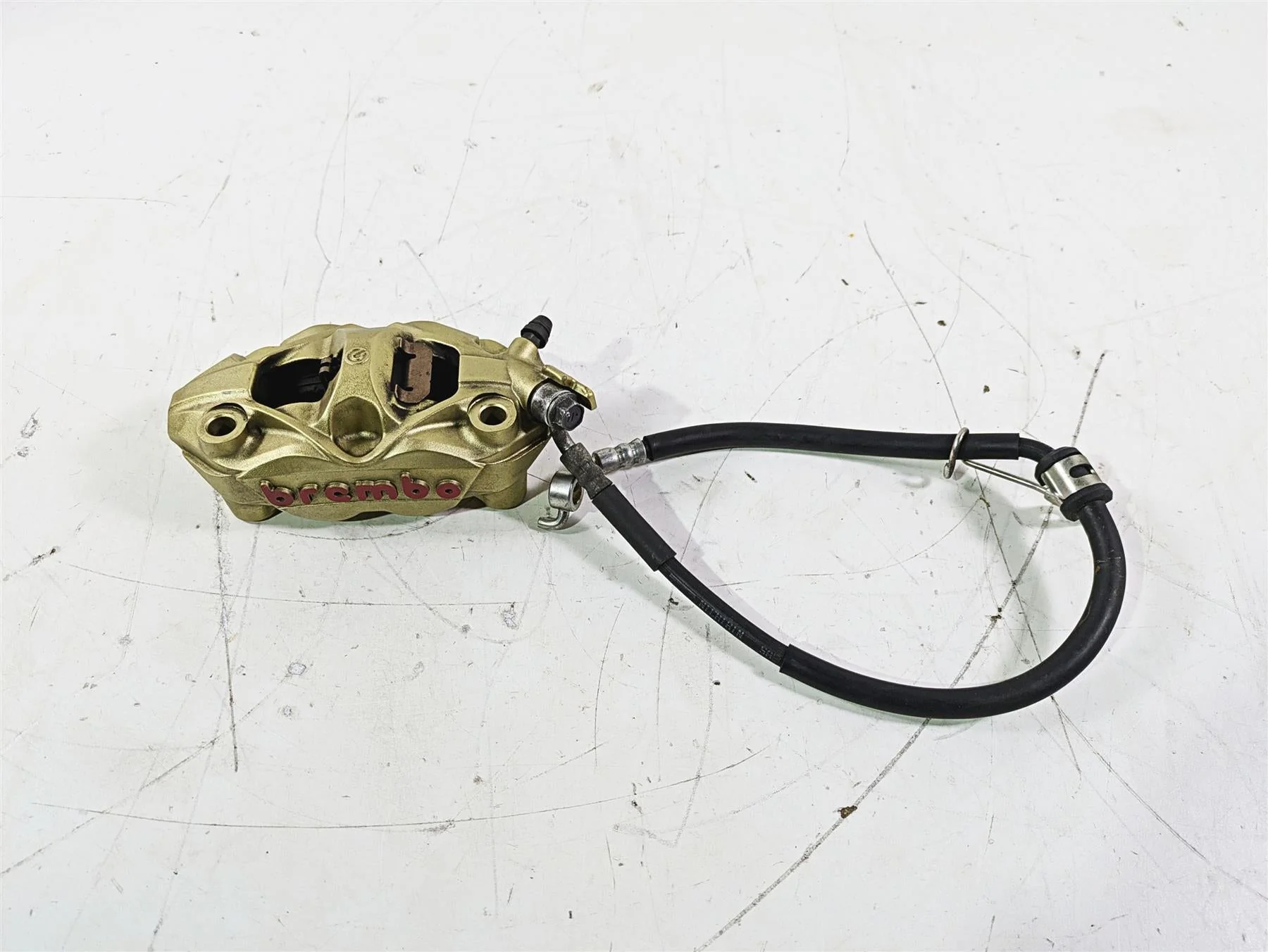 2016 Suzuki GSXR1000 Brembo Right Front Brake Caliper  + Line 59100-14J40-999 - Image 5