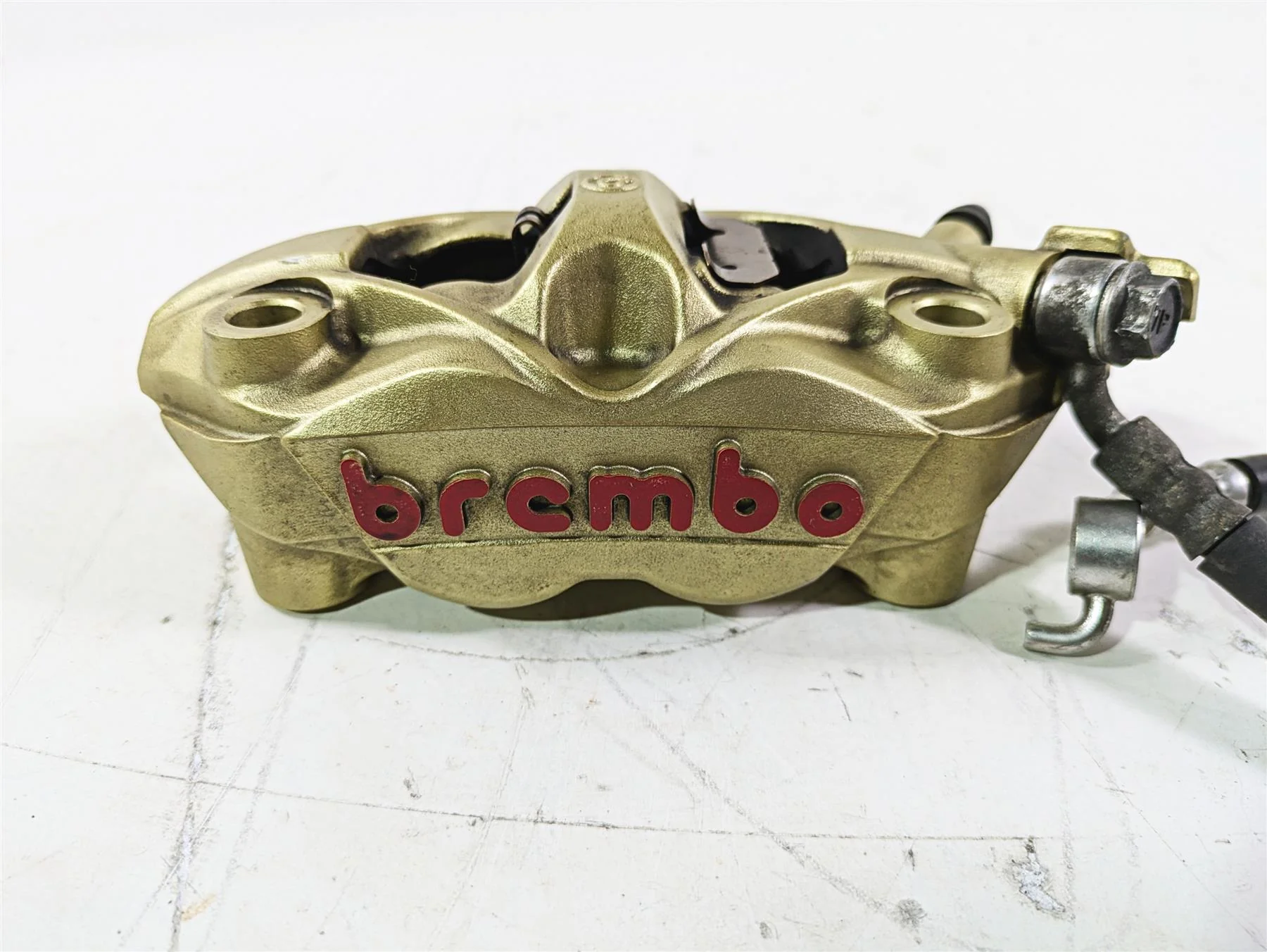 2016 Suzuki GSXR1000 Brembo Right Front Brake Caliper  + Line 59100-14J40-999 - Image 6