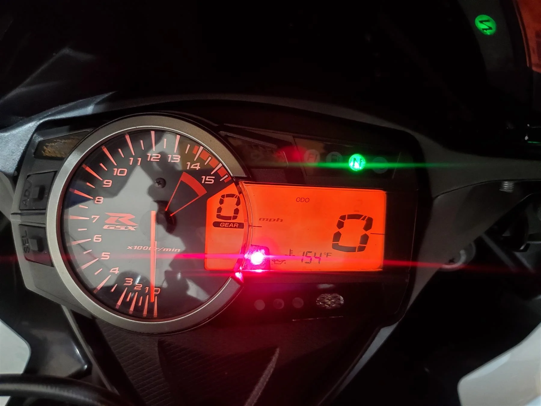 2016 Suzuki GSXR1000 Speedometer Gauges Instrument - Read 34120-47H50 - Image 2