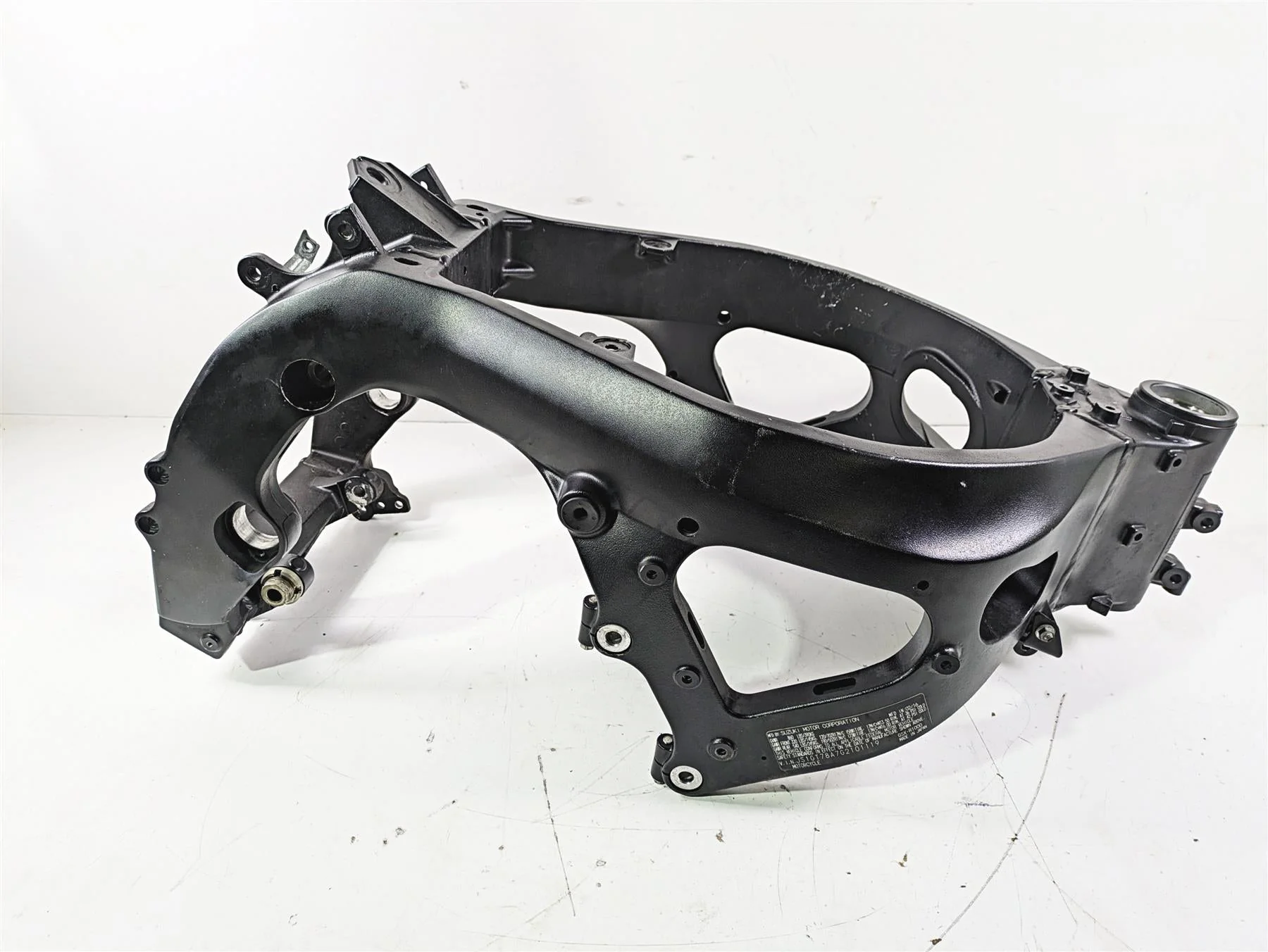 2016 Suzuki GSXR1000 Straight Main Frame Chassis With Mississippi Salvage Title 41100-47H21-YAP