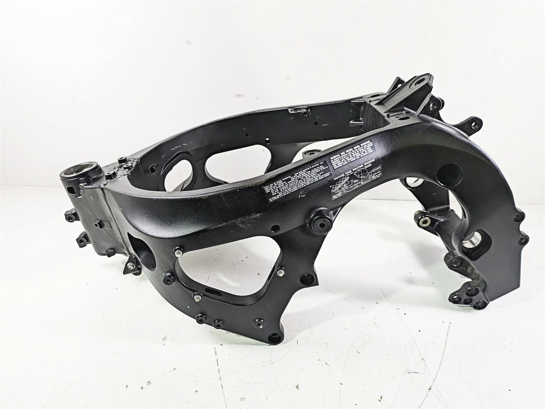 2016 Suzuki GSXR1000 Straight Main Frame Chassis With Mississippi Salvage Title 41100-47H21-YAP - Image 4
