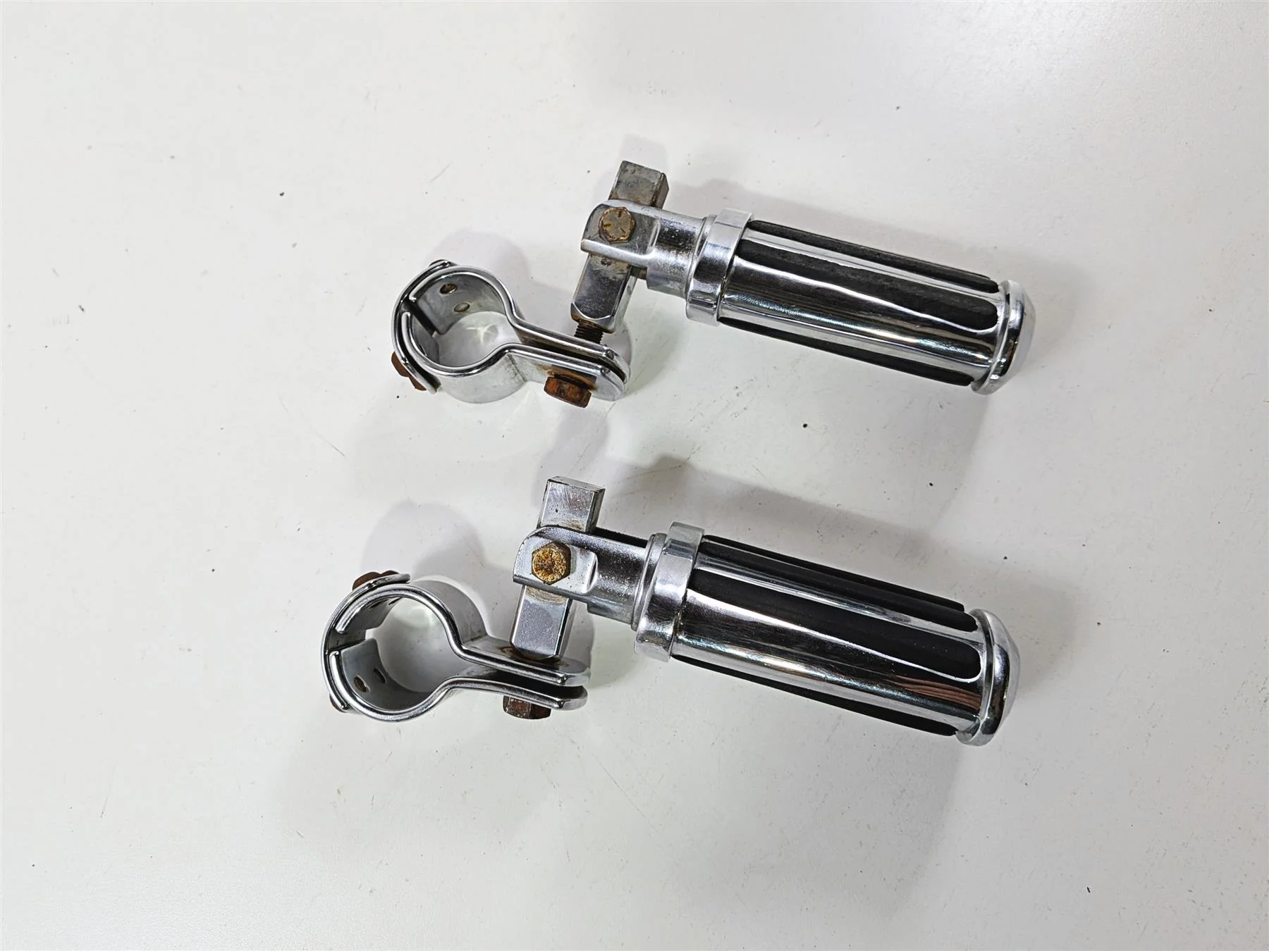 2016 Victory Cross Country Chrome Aftermarket Highway Foot Peg Rest Set - Image 9