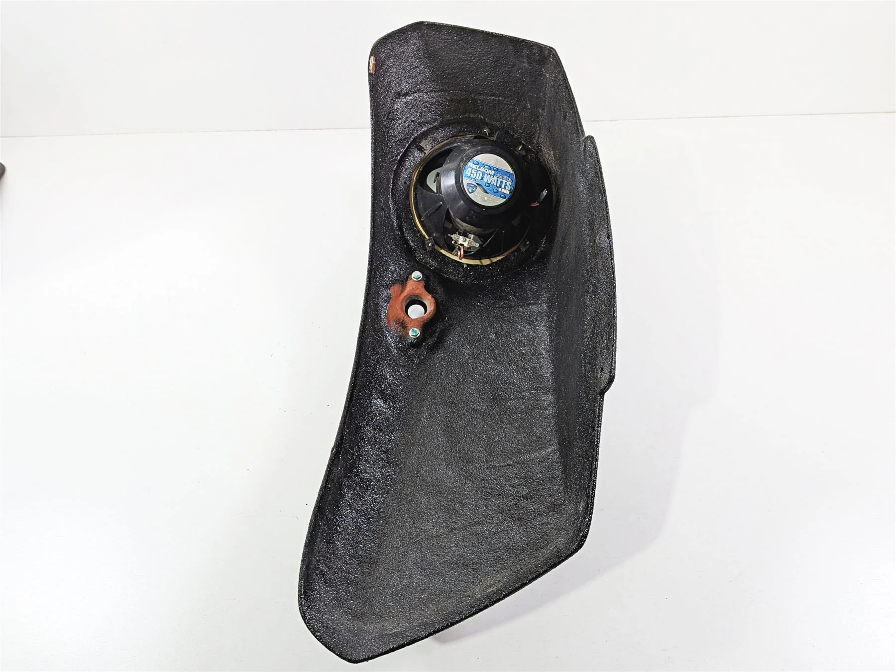 2016 Victory Cross Country Wrinkle Black Saddlebag Lid & Speaker Set - Image 6