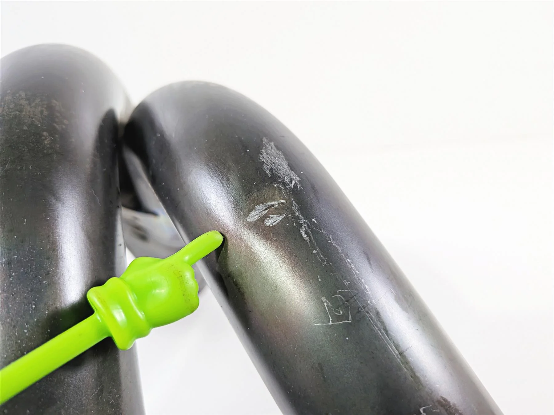 2016 Yamaha YZF R1 RN32 Exhaust Header Manifold Small Dent B60-14602-00-00 - Image 5
