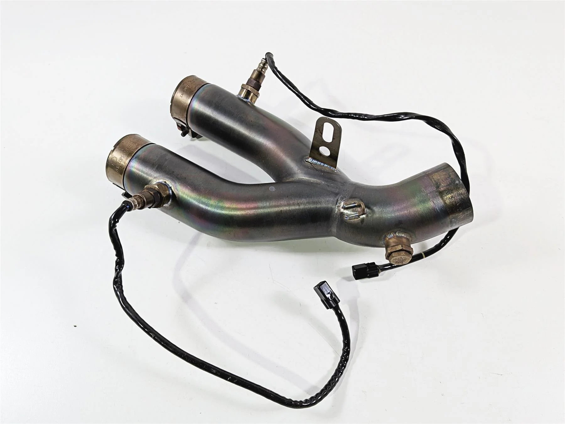 2016 Yamaha YZF R1 RN32 Titanium Aftermarket Y-Pipe Mid Section - READ