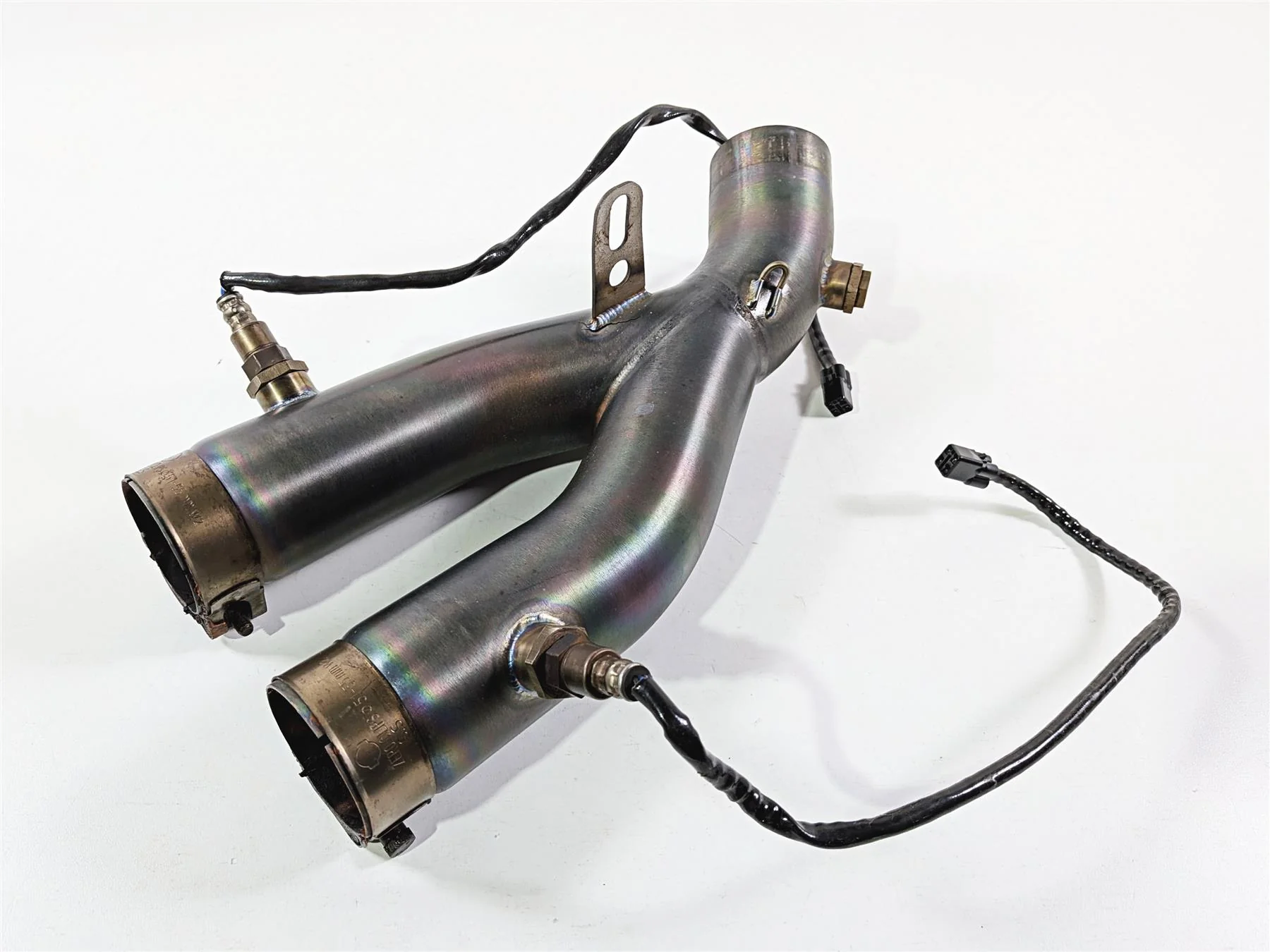 2016 Yamaha YZF R1 RN32 Titanium Aftermarket Y-Pipe Mid Section - READ - Image 11