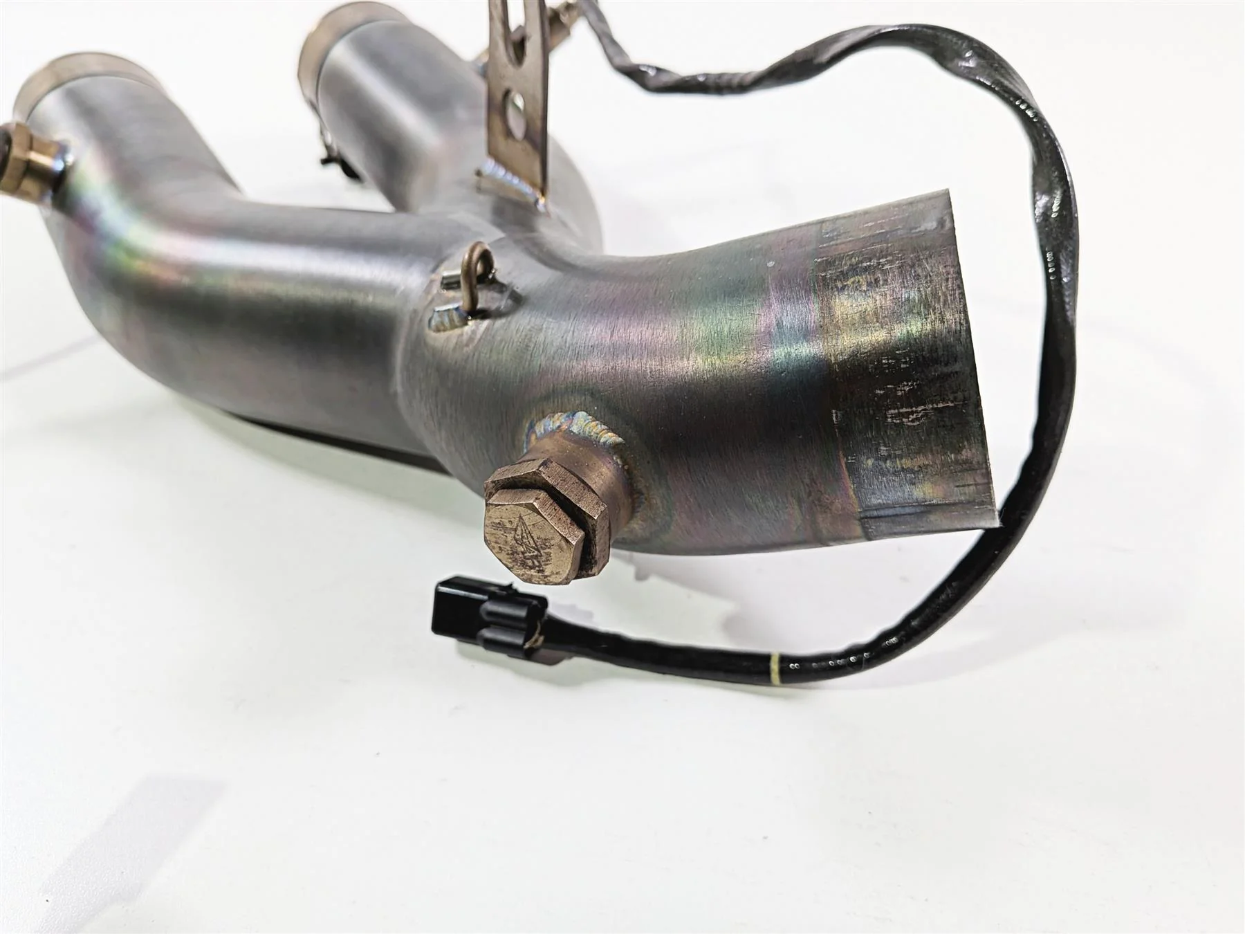 2016 Yamaha YZF R1 RN32 Titanium Aftermarket Y-Pipe Mid Section - READ - Image 13