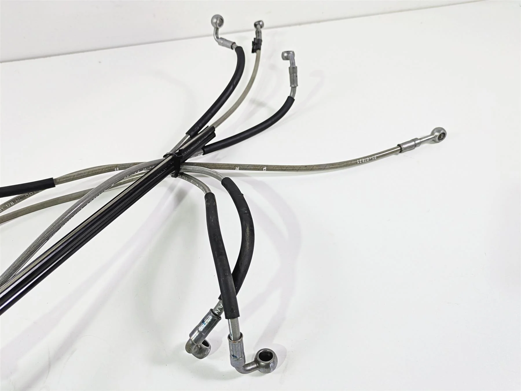 2016 Zero Motorcycles S 9.8 Front Rear Abs Brake Line Hose Set 25-07825 - Image 10