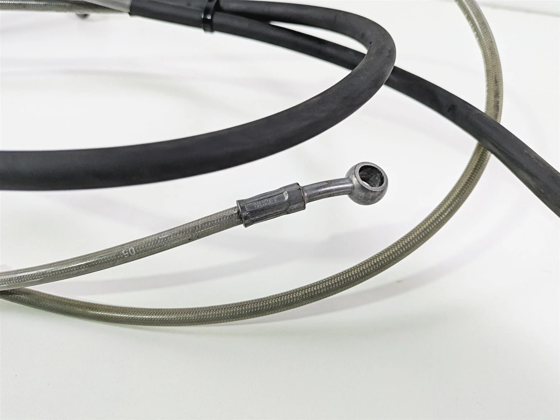 2016 Zero Motorcycles S 9.8 Front Rear Abs Brake Line Hose Set 25-07825 - Image 3