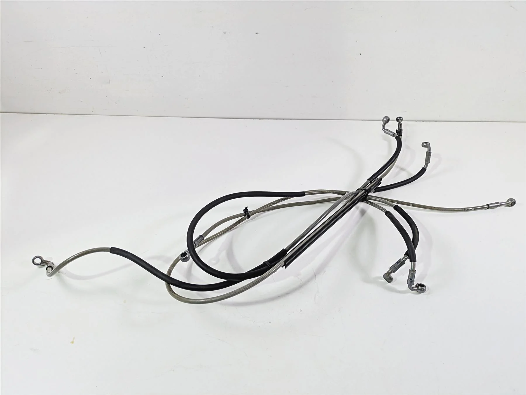 2016 Zero Motorcycles S 9.8 Front Rear Abs Brake Line Hose Set 25-07825 - Image 8