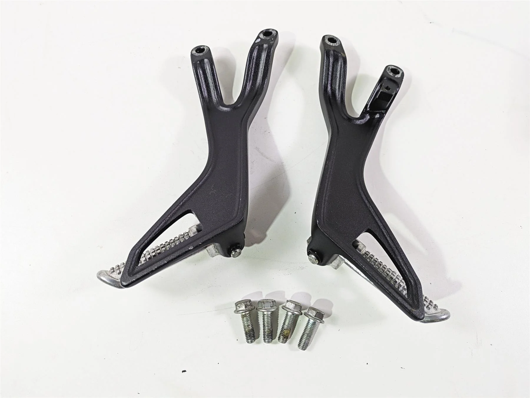 2016 Zero Motorcycles S 9.8 Rear Passenger Footpeg Set L 20-04285  R 20-07604