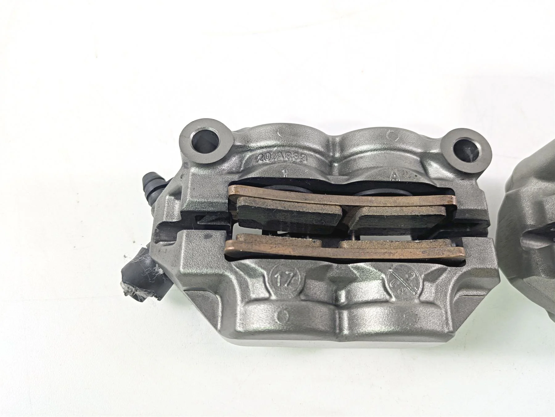 2017 Aprilia RSV 1100 Tuono V4 Factory Brembo Front Brake Caliper Set 2B001348 - Image 12