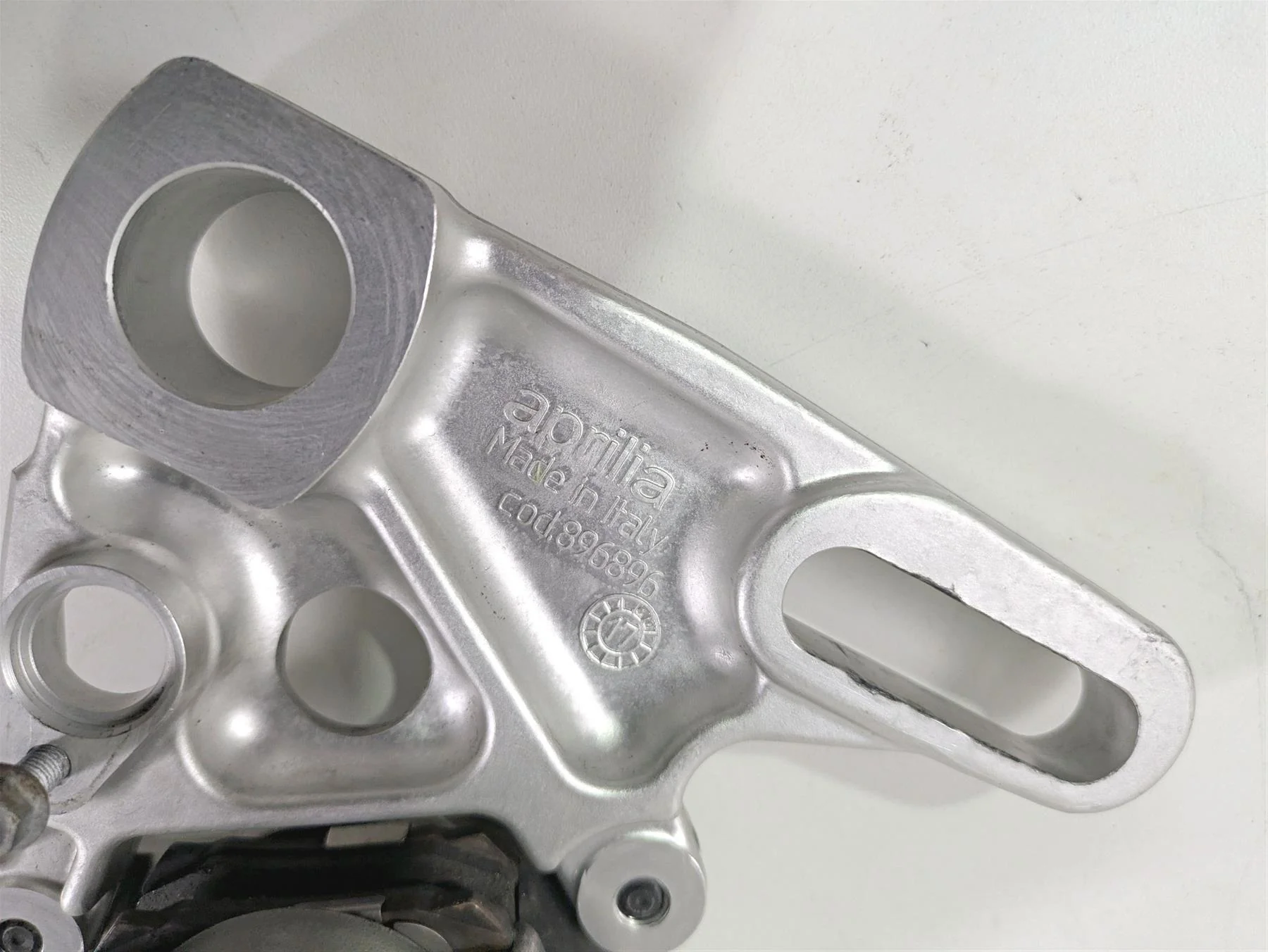 2017 Aprilia RSV 1100 Tuono V4 Factory Brembo Rear Brake Caliper & Mount B044357 - Image 9