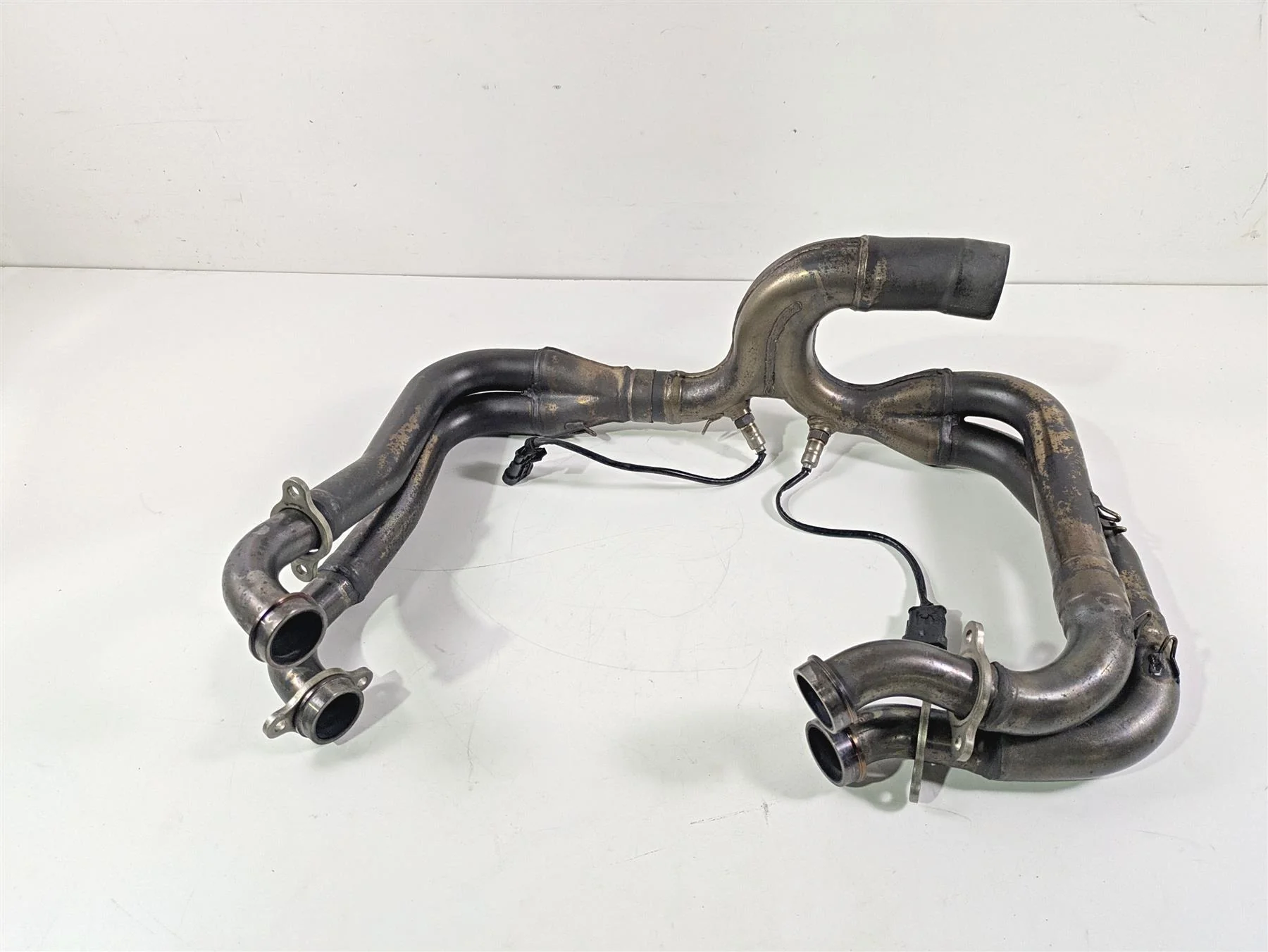 2017 Aprilia RSV 1100 Tuono V4 Factory Exhaust Header Set - Dent 858738 2B003347 - Image 4