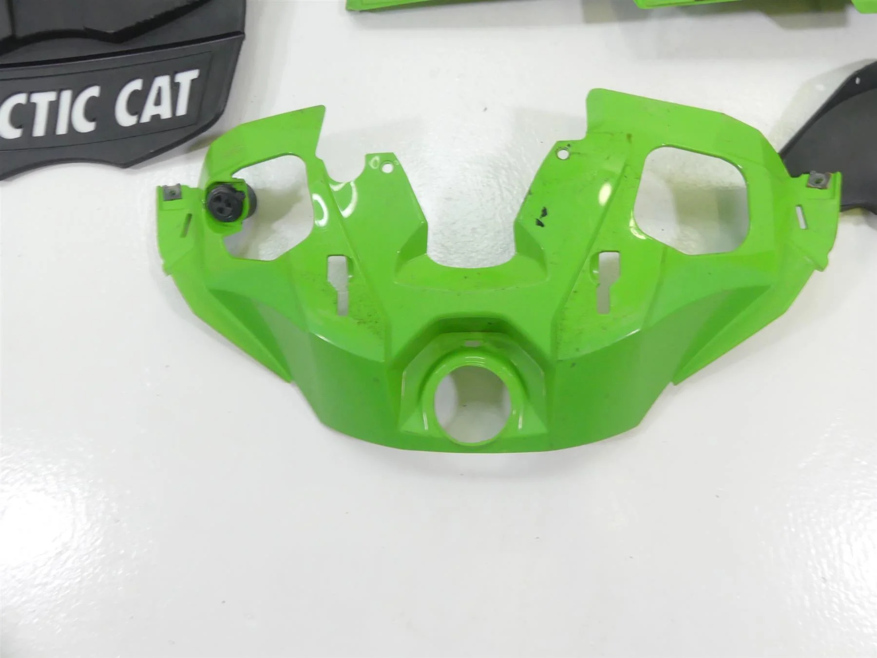 2017 Arctic Mountain Cat M8000 153 Green Plastics Fairing Cover Cowl Set - Image 4