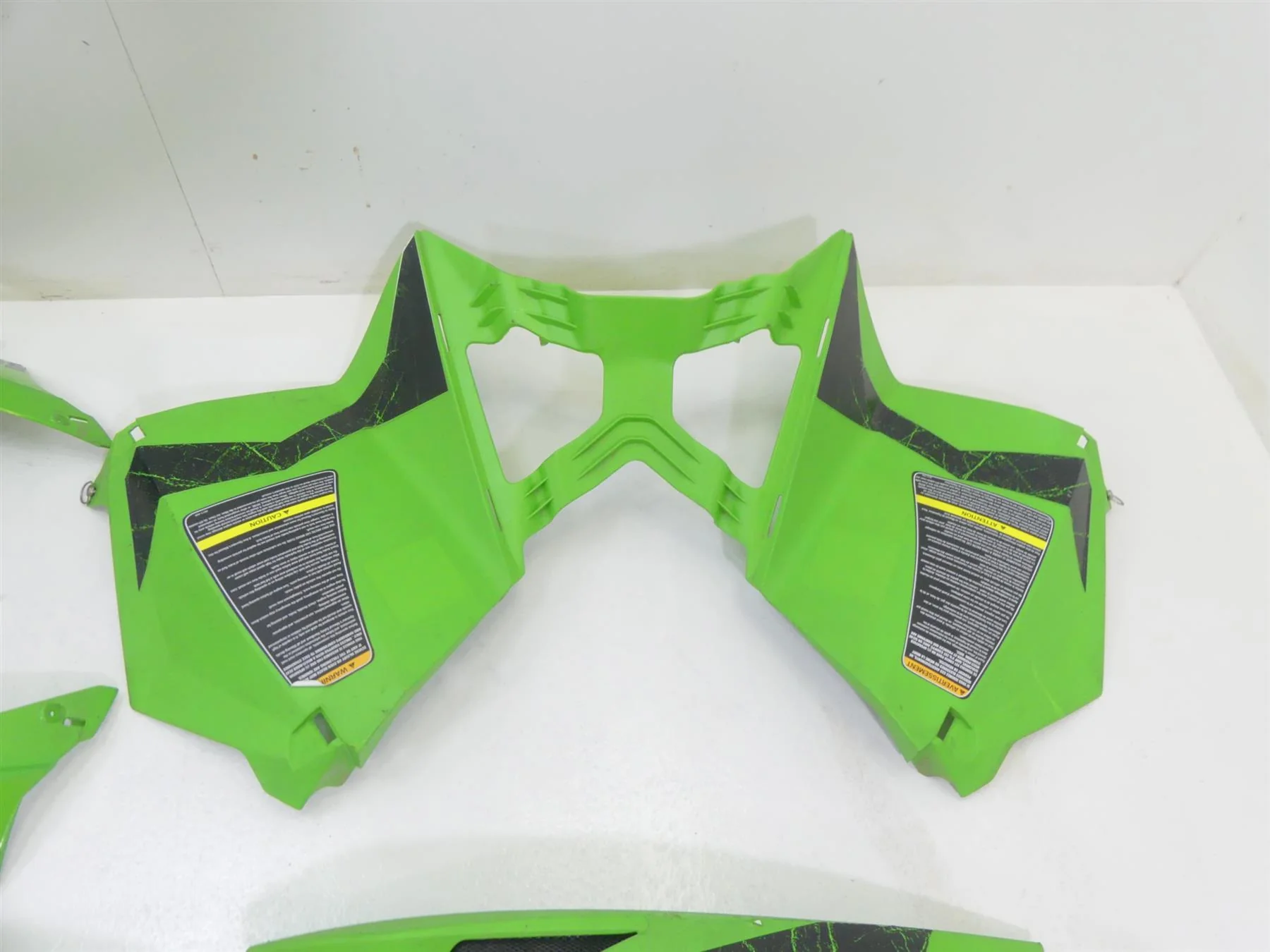 2017 Arctic Mountain Cat M8000 153 Green Plastics Fairing Cover Cowl Set - Image 7