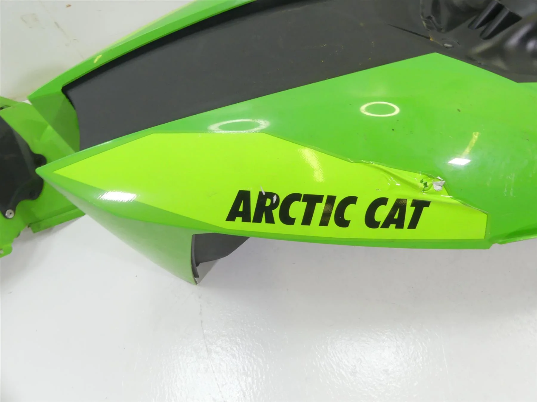 2017 Arctic Mountain Cat M8000 153 Green Plastics Fairing Cover Cowl Set - Image 9