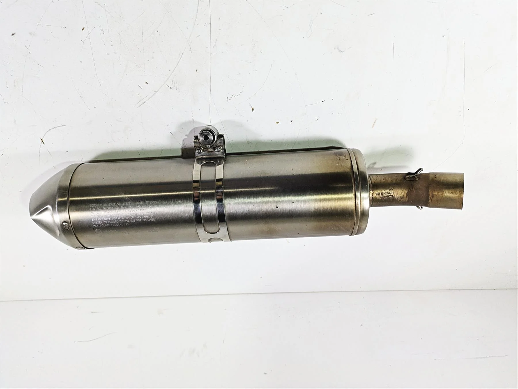 2017 BMW F800GS Adv K75 Exhaust Pipe Muffler Lafranconi 18518555688 - Image 3