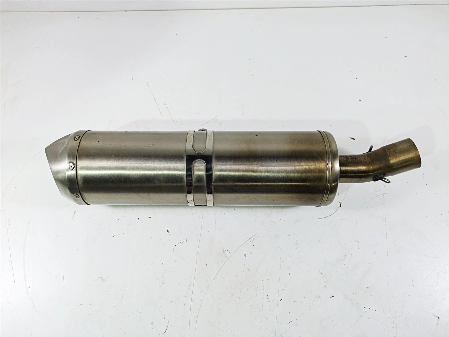 2017 BMW F800GS Adv K75 Exhaust Pipe Muffler Lafranconi 18518555688 - Image 5