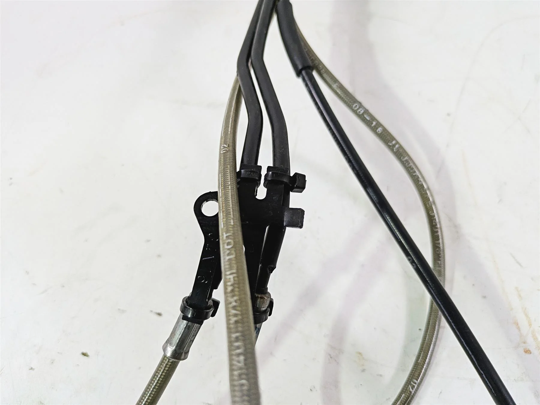 2017 BMW F800GS Adv K75 Front Abs Brake Line Hose Set 34328537725 - Image 10
