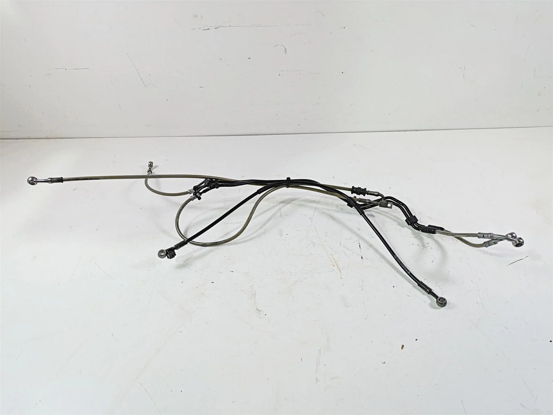 2017 BMW F800GS Adv K75 Front Abs Brake Line Hose Set 34328537725 - Image 3