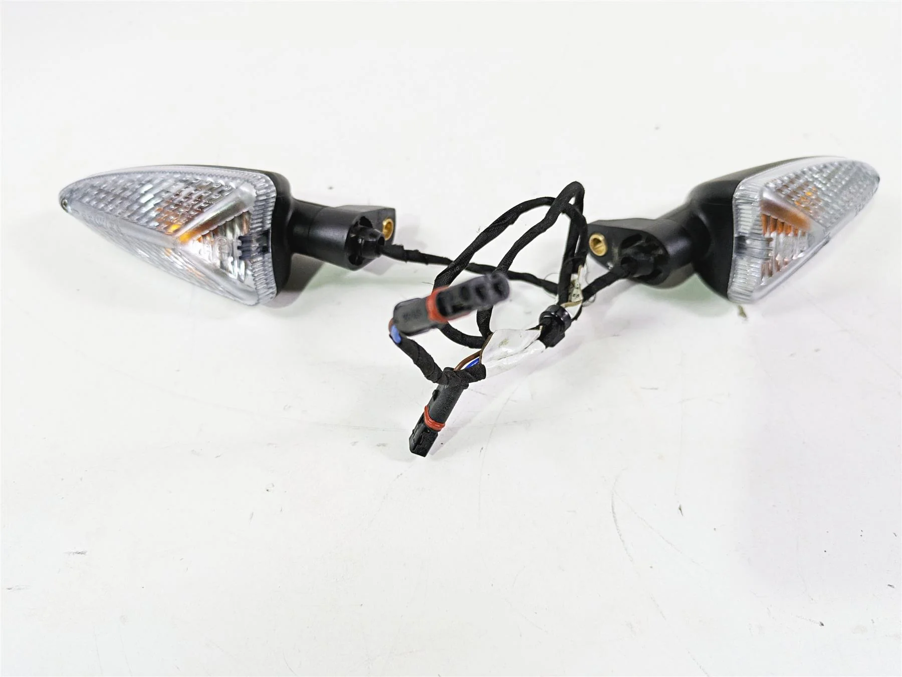 2017 BMW F800GS Adv K75 Front Blinker Turn Signal Set 63138534354 63138534355 - Image 7