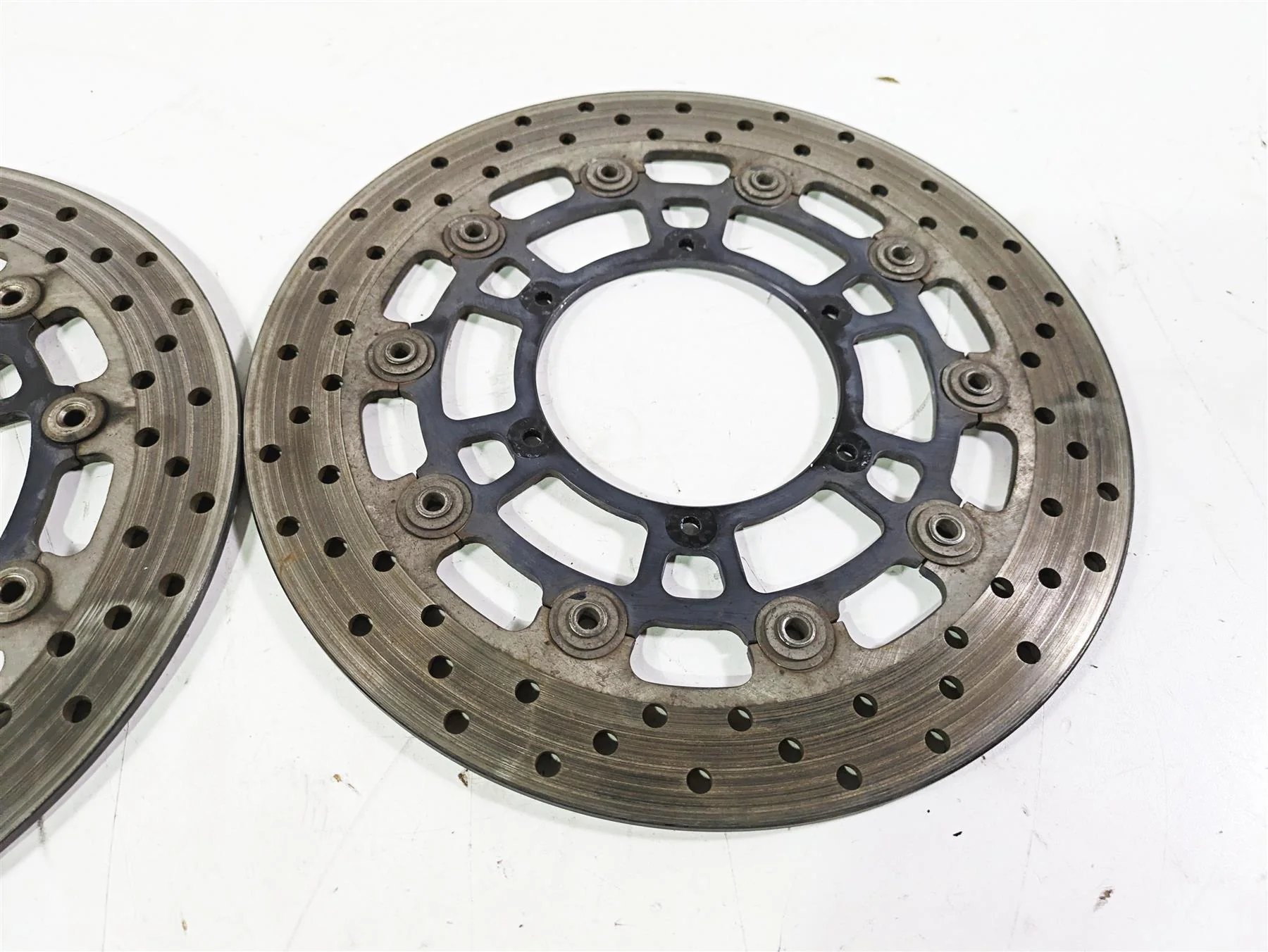 2017 BMW F800GS Adv K75 Front Brake Disc Rotor Set 300mm 34117713131 - Image 11