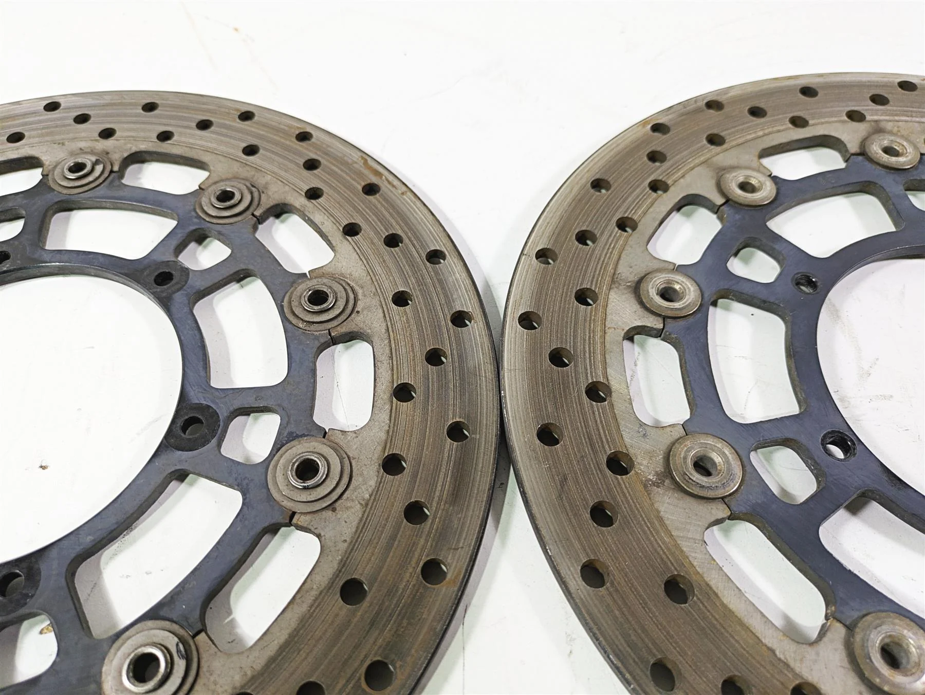 2017 BMW F800GS Adv K75 Front Brake Disc Rotor Set 300mm 34117713131 - Image 5