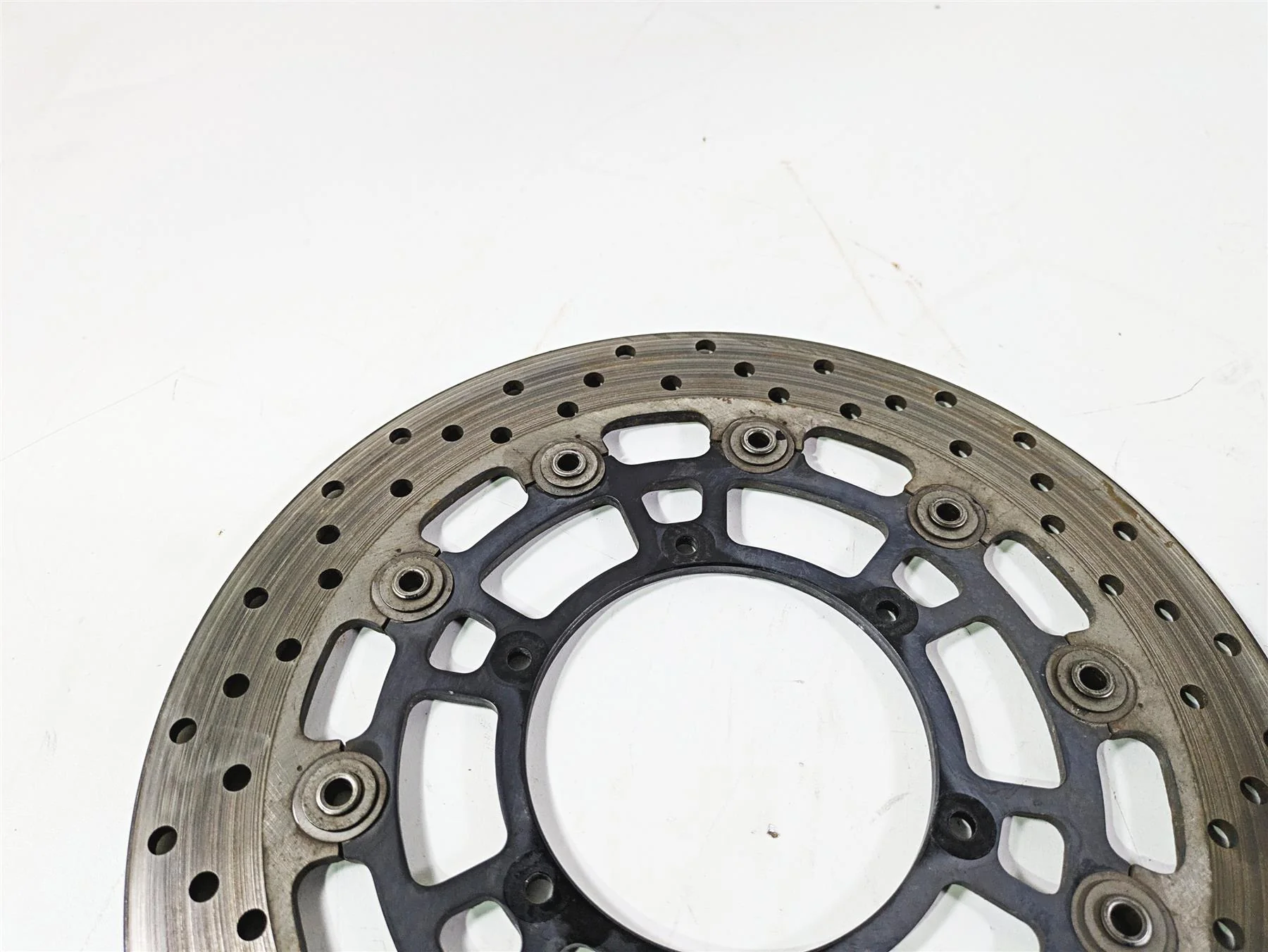 2017 BMW F800GS Adv K75 Front Brake Disc Rotor Set 300mm 34117713131 - Image 9