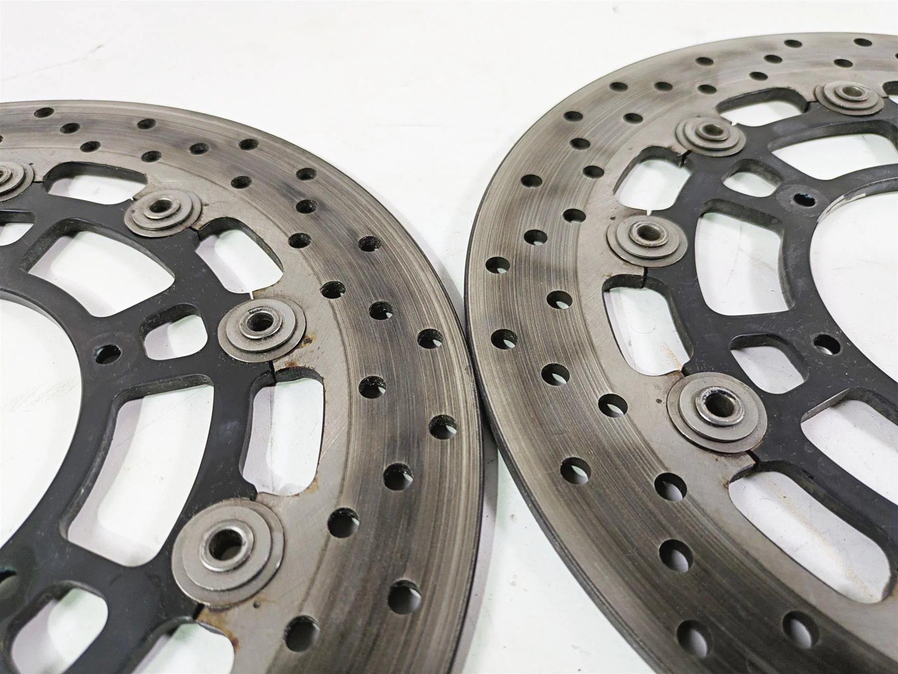 2017 BMW F800GS Adv K75 Front Brake Disc Rotor Set 300Mm 34117713131 - Image 5